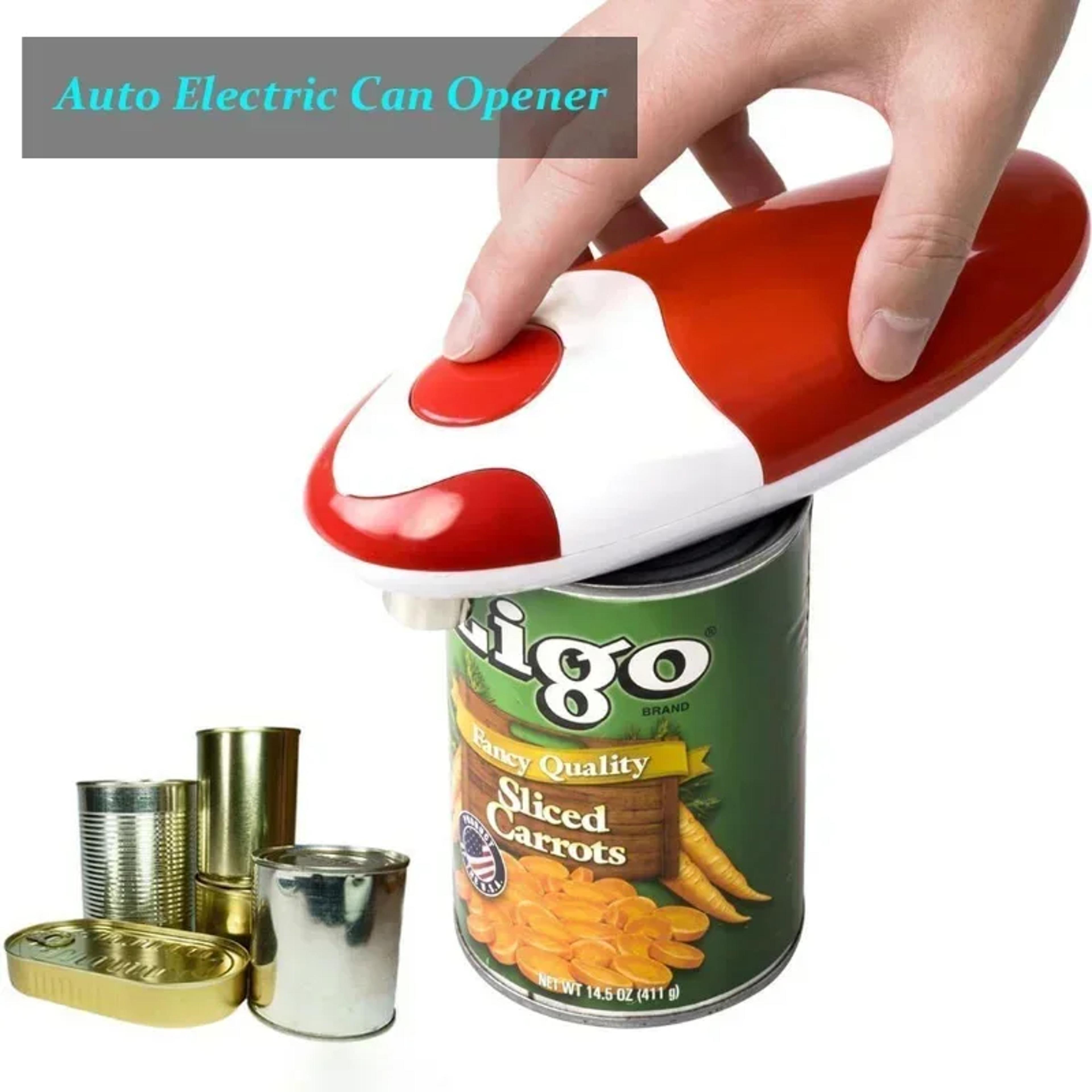 portable automatic electric can opener hands free smooth edge battery operated one touch