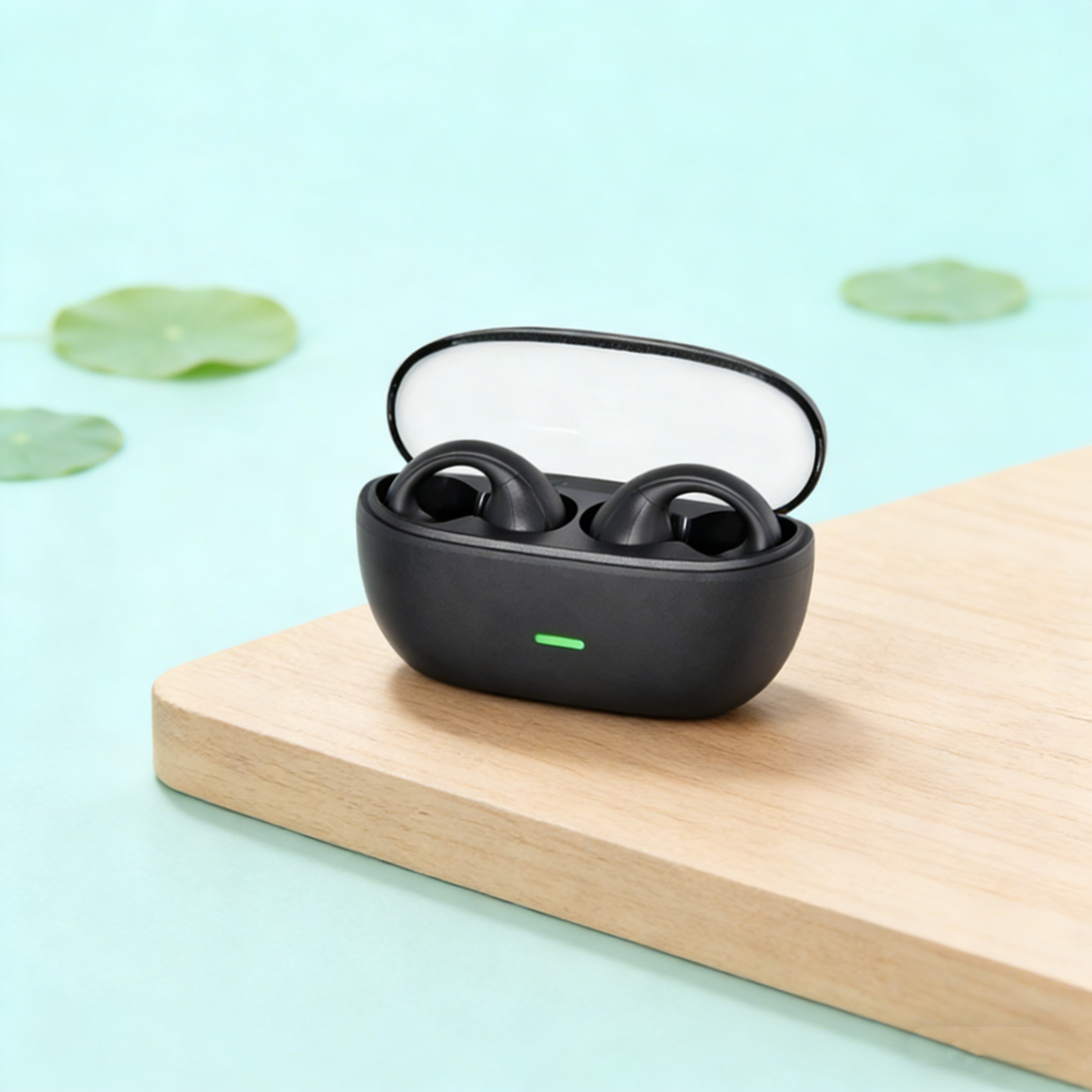 open ear clip wireless bluetooth headphones with hd mic