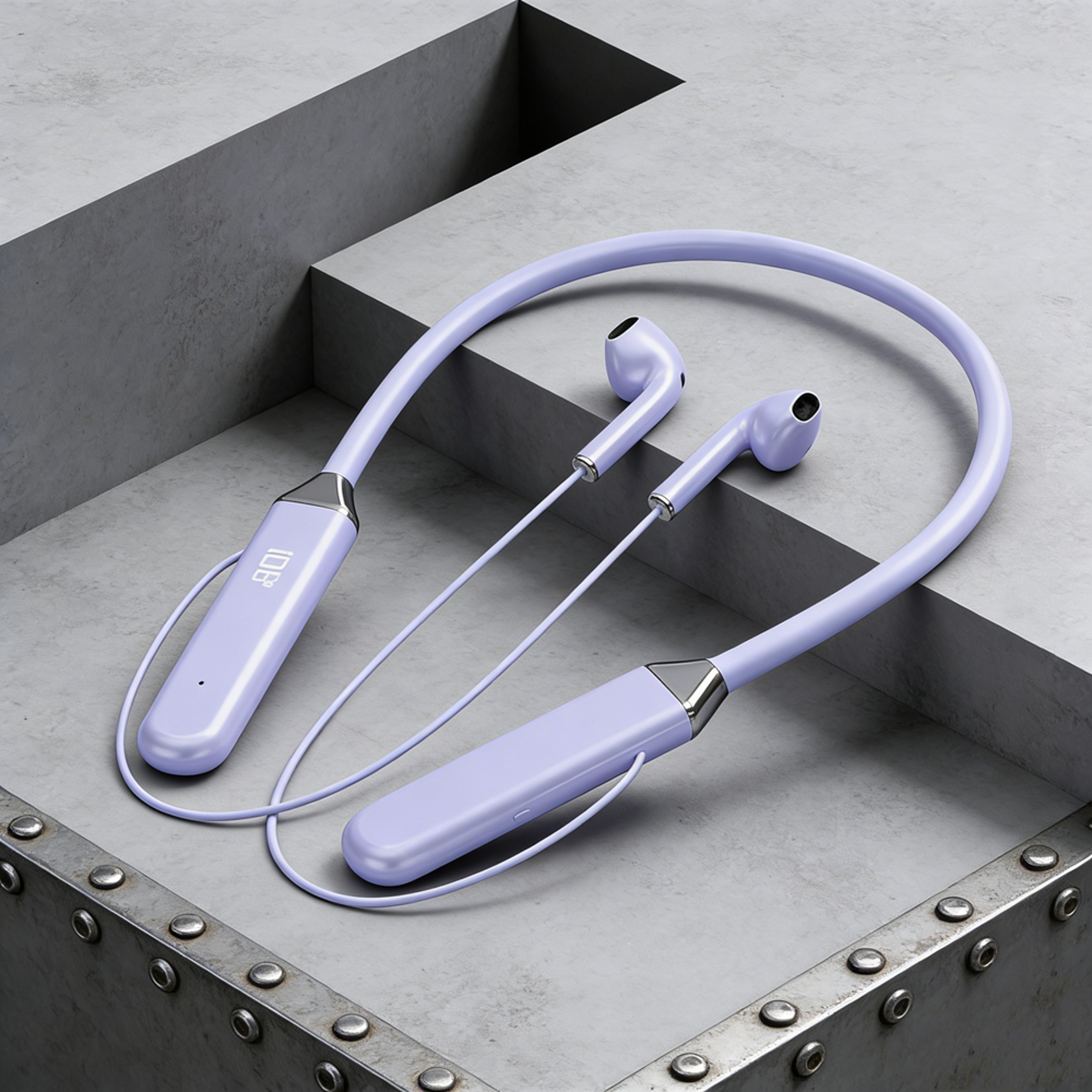 wireless neckband earphones with bluetooth and led power display
