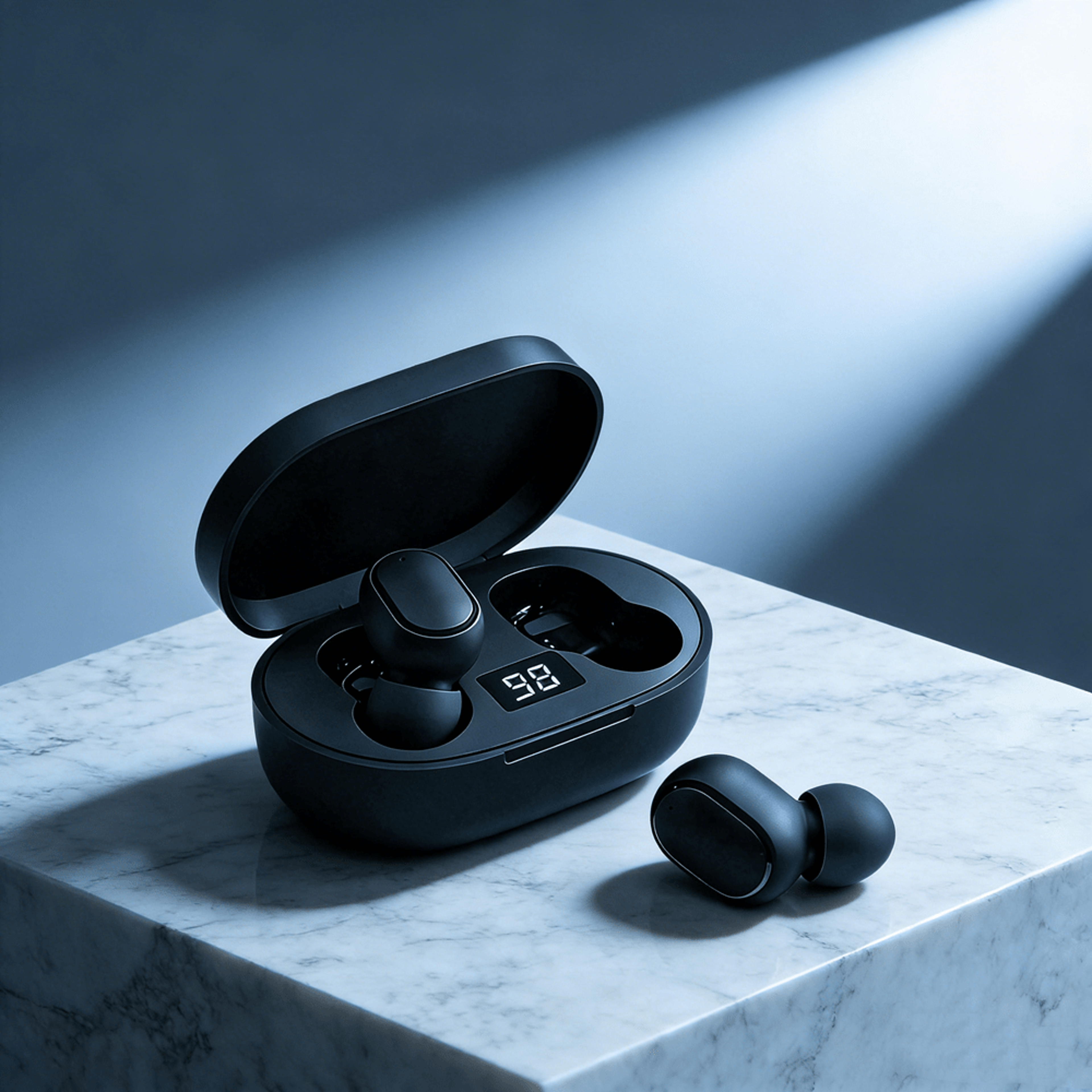tws bluetooth earphones noise cancelling wireless headphones with microphone for all smartphones