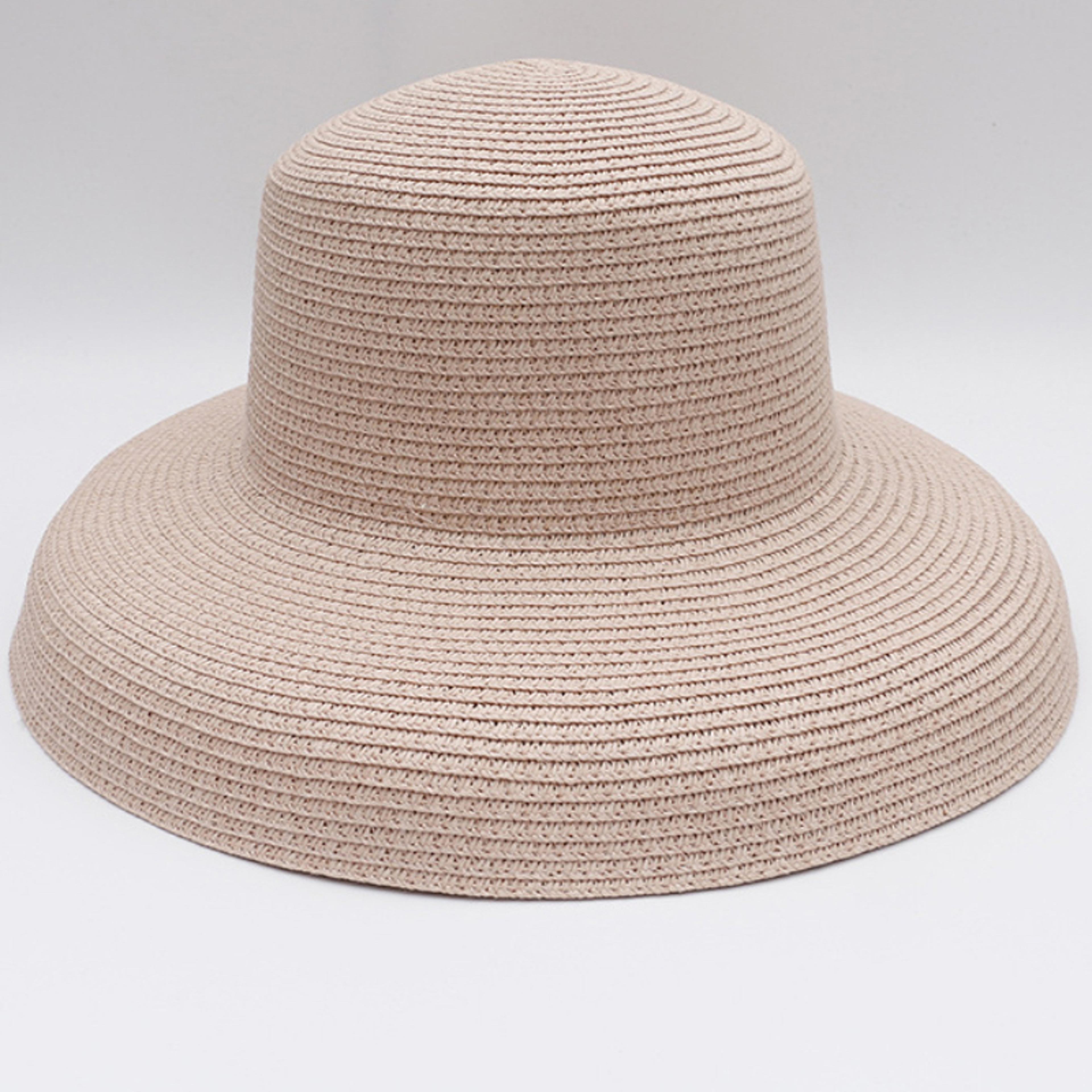 Elegant Wide Brim Straw Sun Hat Packable Beach Panama Hat For Women 3