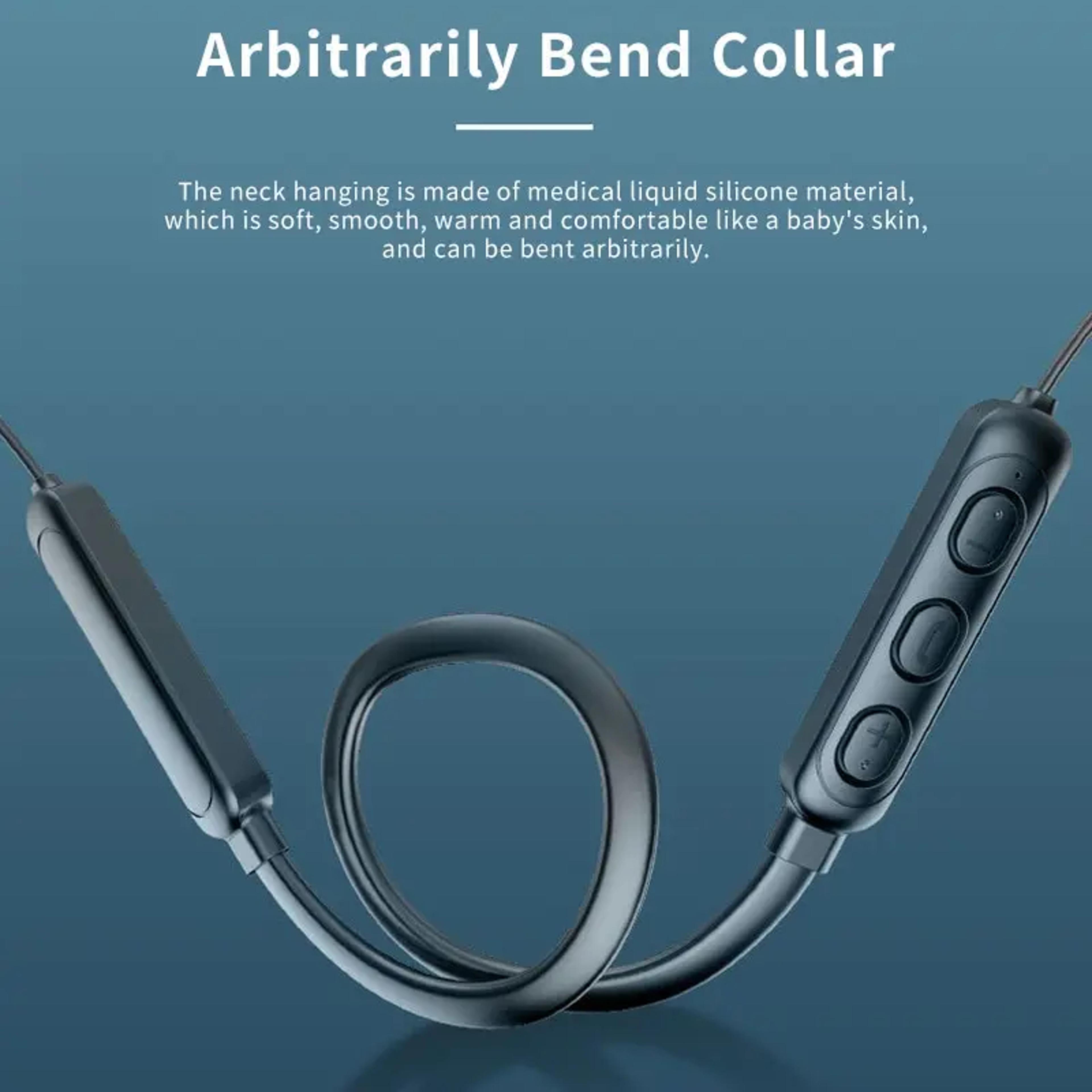 Wireless Bluetooth Neck Hanging Sports Headset With Noise Reduction Mic  Stereo Sound 3