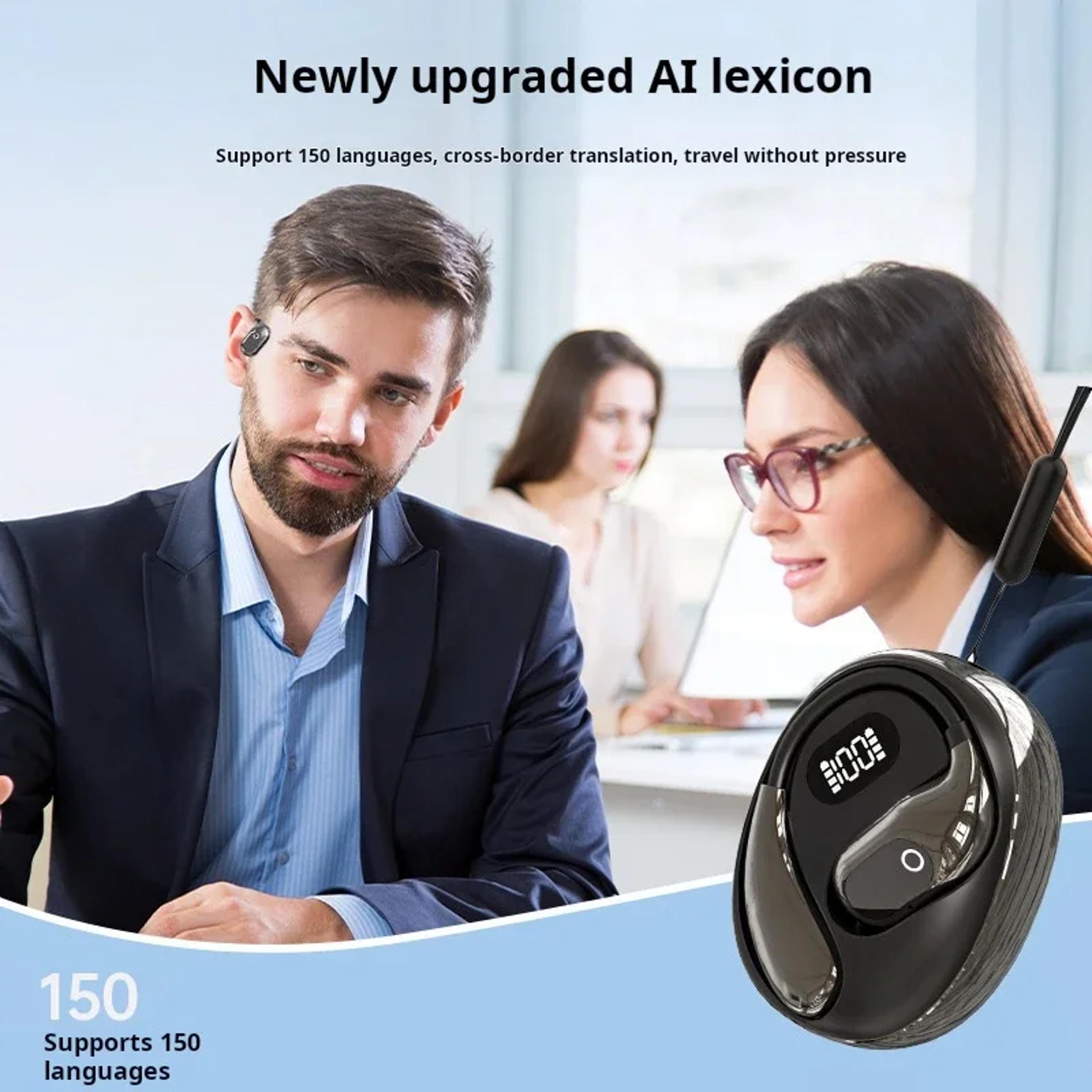 Bluetooth Wireless Earbuds With Real Time Translation  HD Calls Smart Bluetooth Wireless Earphones 3