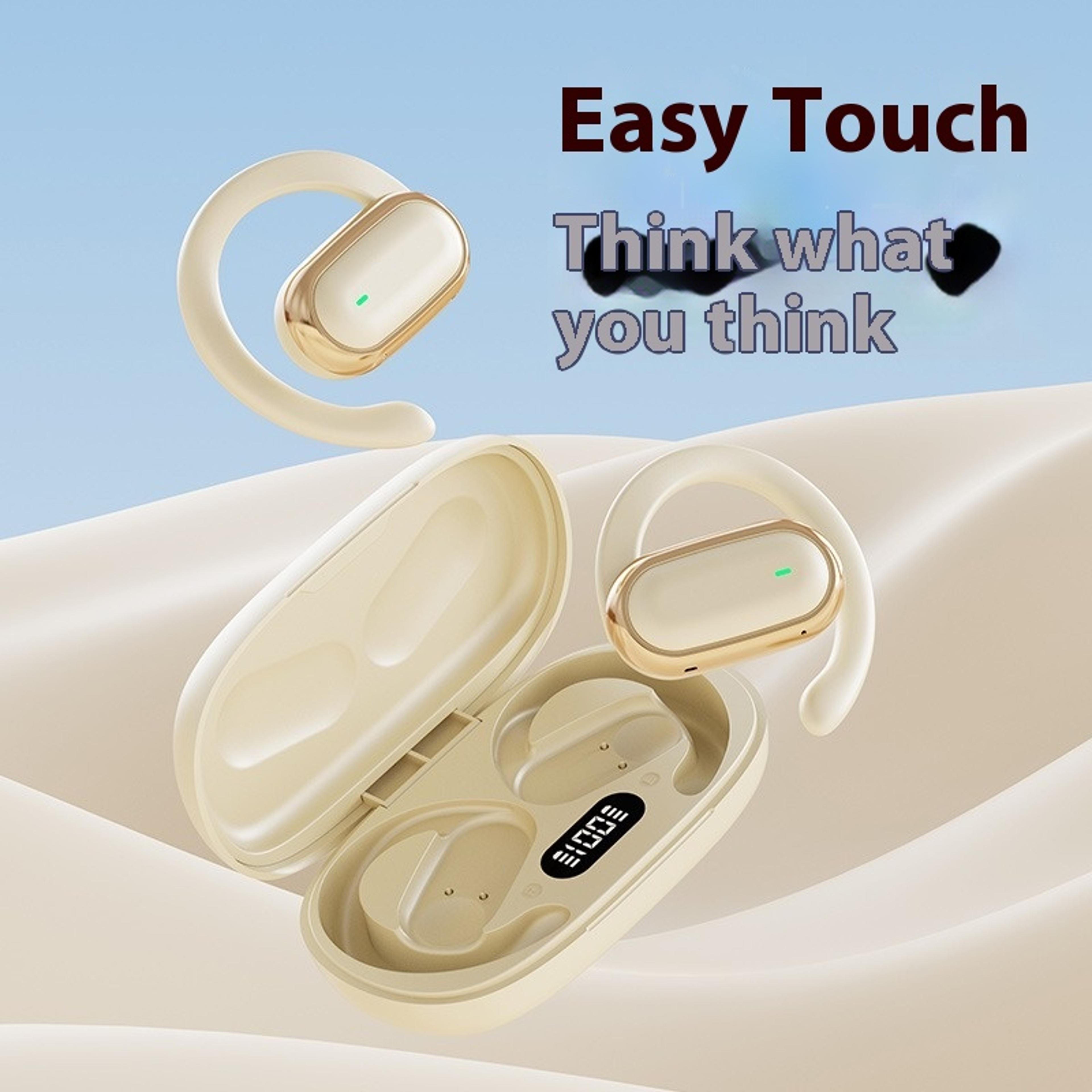 Wireless Bluetooth Ear Hook Earbuds With Power Display  HD Sound 3