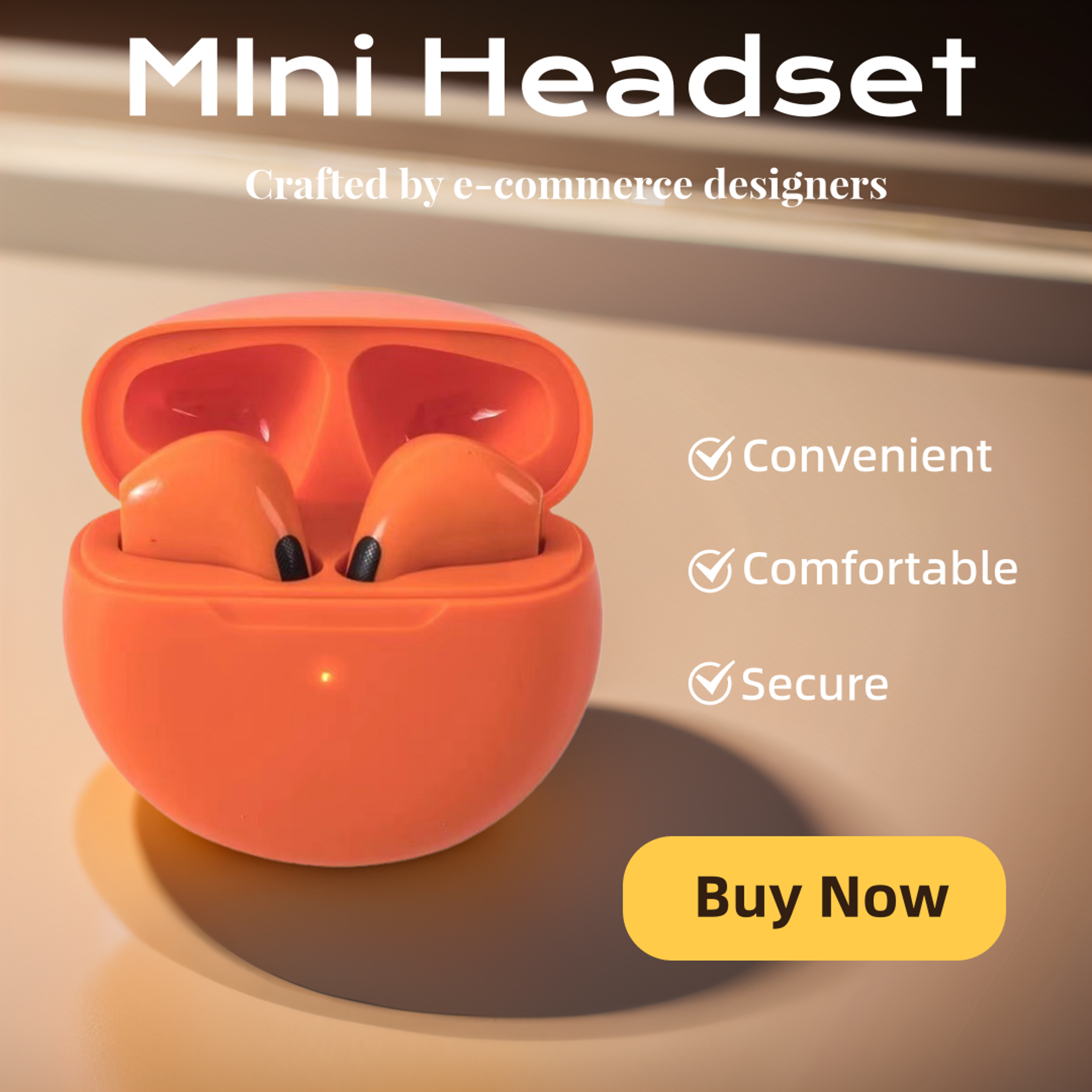 Mini Portable Bluetooth Headset Wireless Earpiece Hands Free Communication Earphone 4