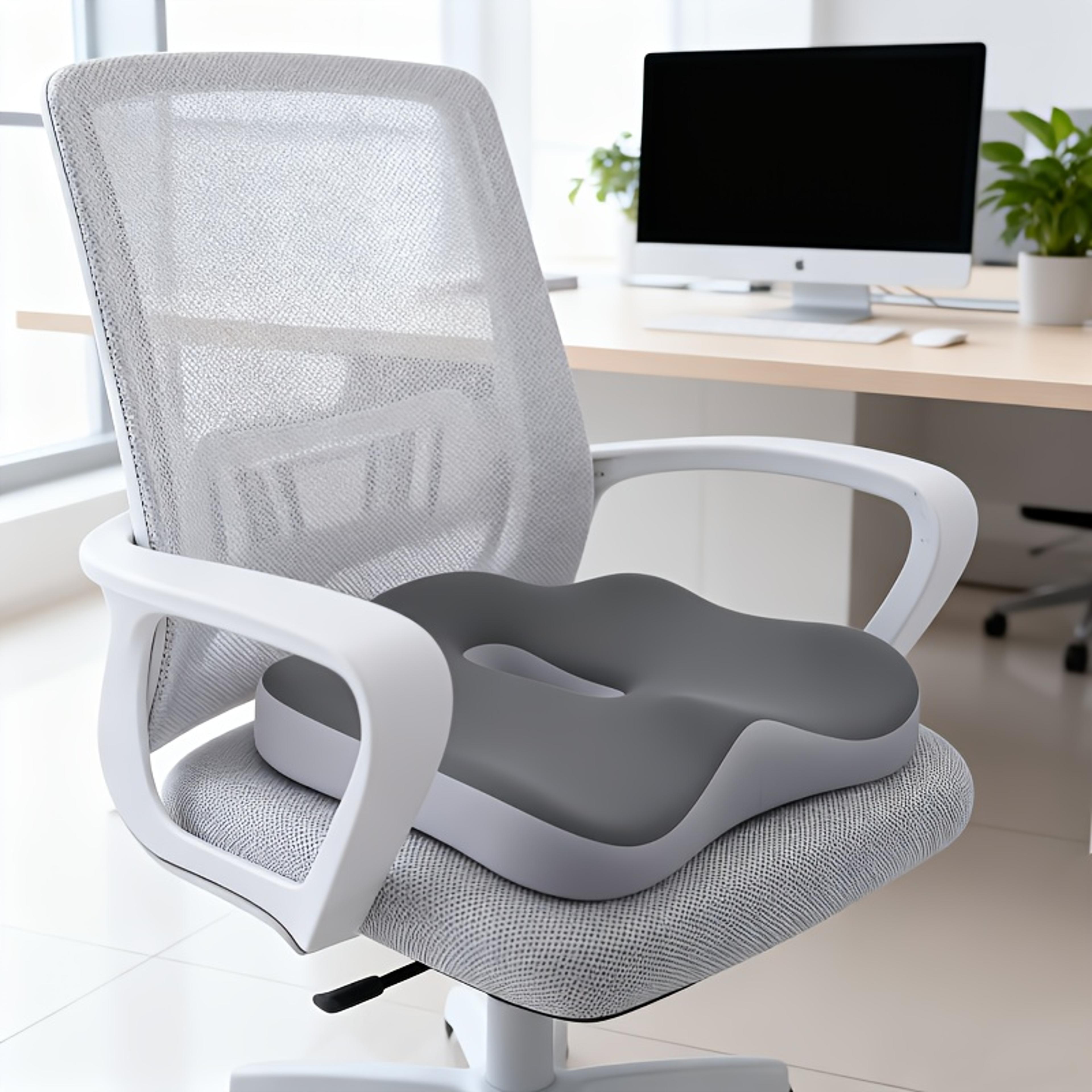 ergonomic coccyx comfort seat cushion breathable car & office tailbone relief pad