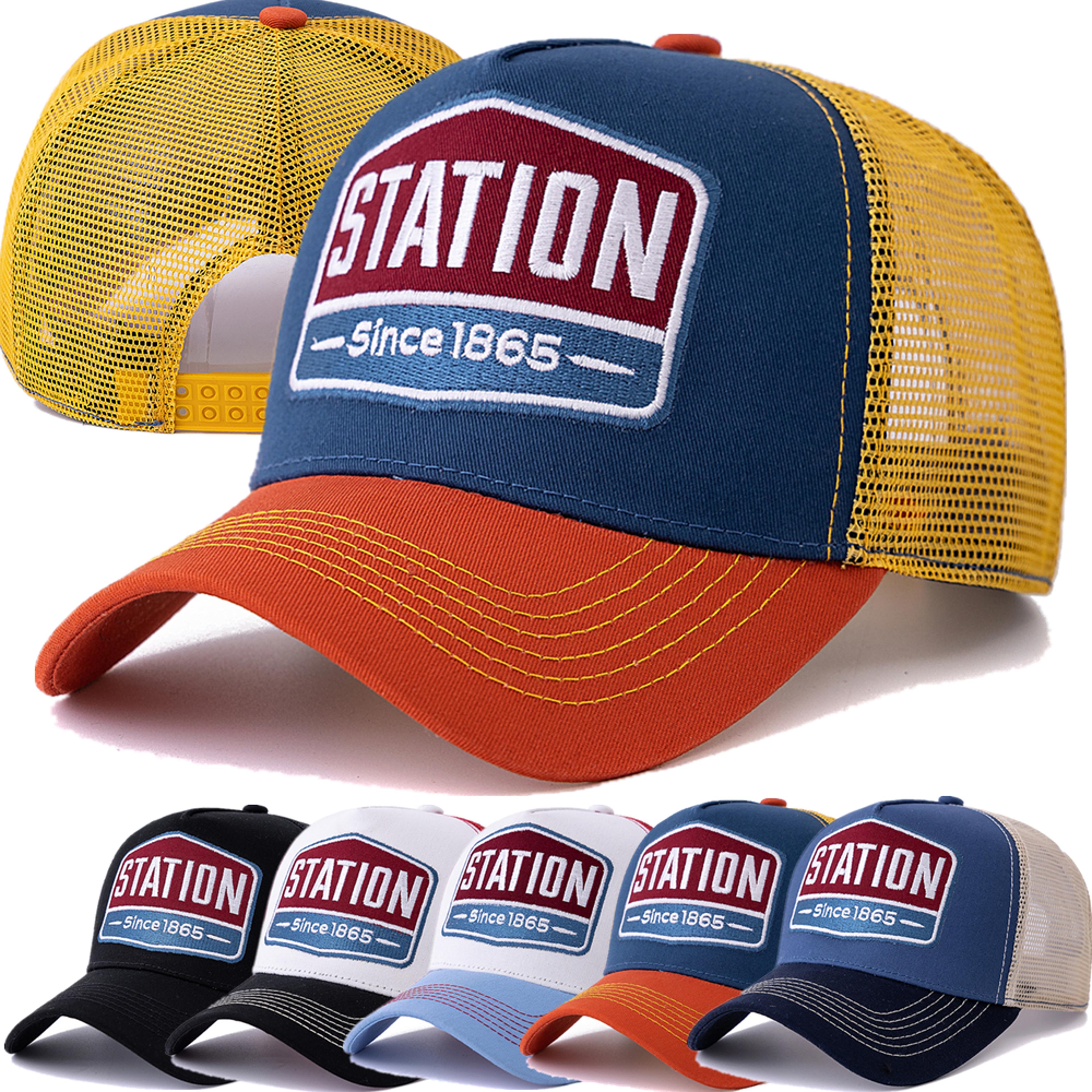 unisex breathable mesh trucker hat summer streetwear adjustable baseball cap
