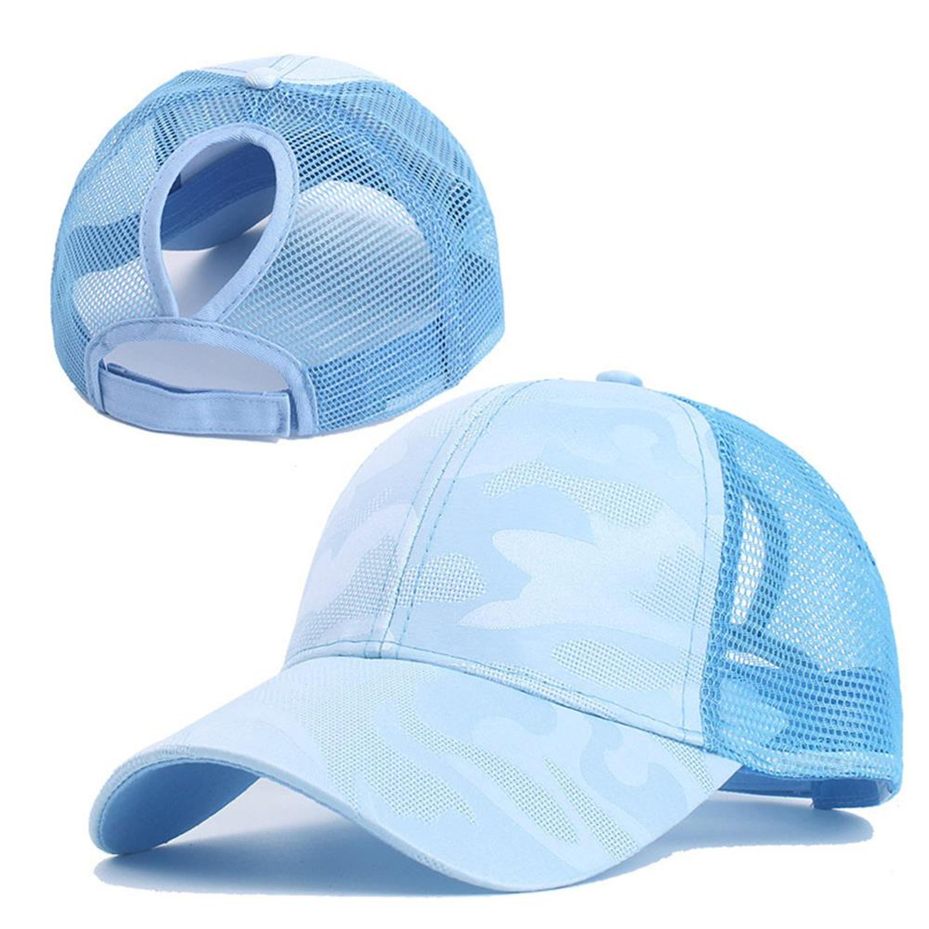 Breathable Mesh Ponytail Baseball Cap Quick Drying Adjustable Summer Sun Hat 9