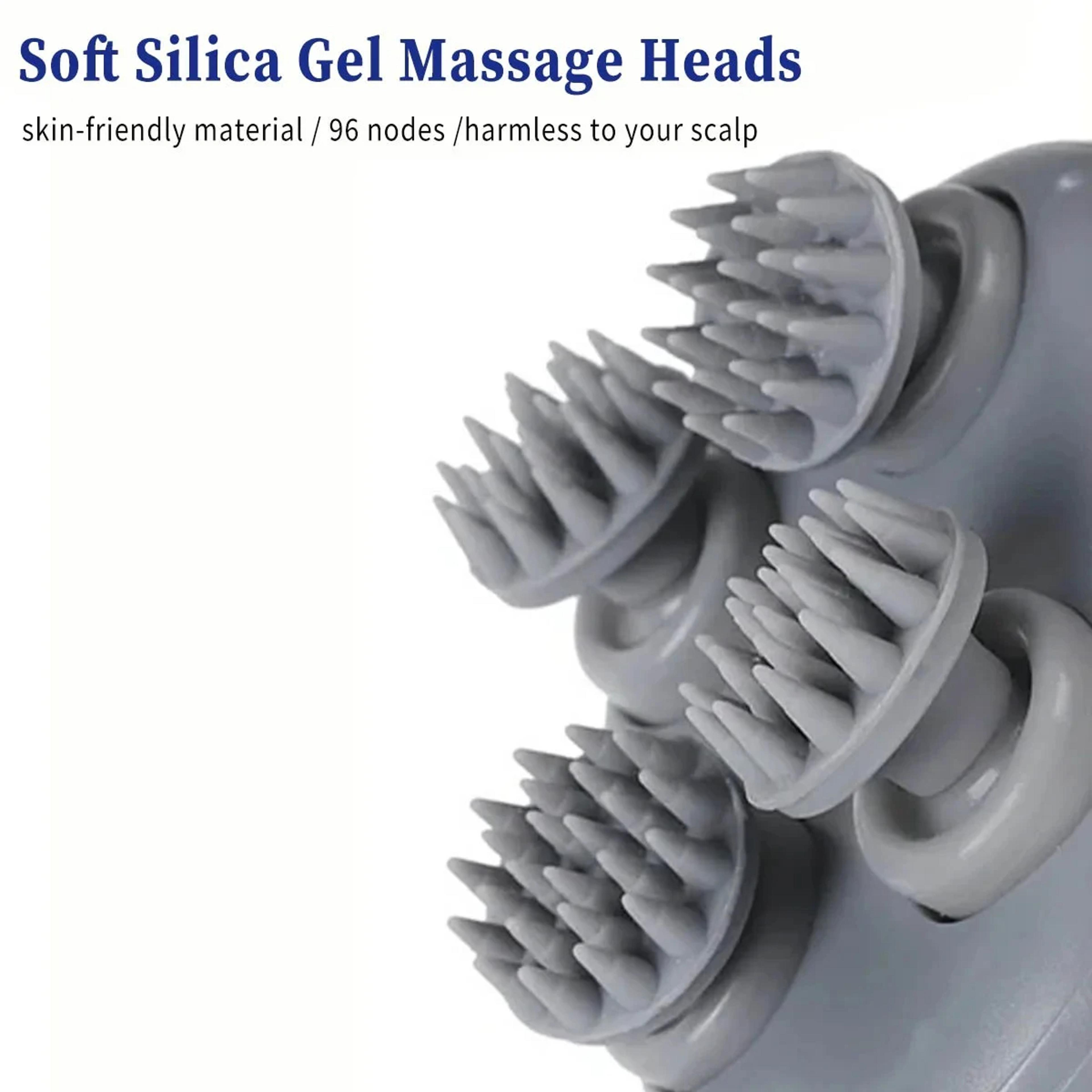 Premium Scalp  Head Massager With Adjustable Speed And Red Light Therapy For Deep Relaxation  Hair  1