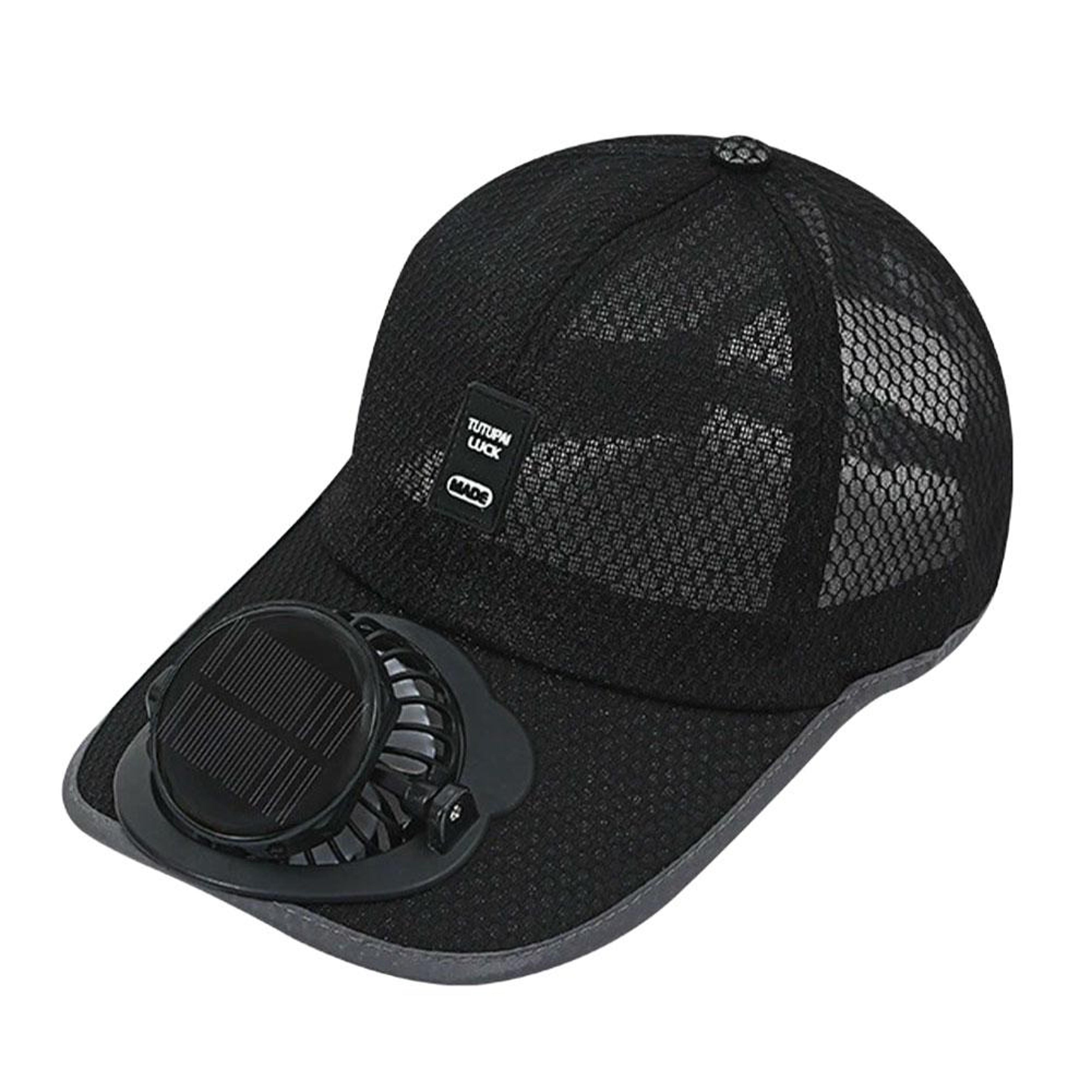 Solar Fan Sun Hat With USB Rechargeable Cooling Fan For Outdoor Sun Protection 10