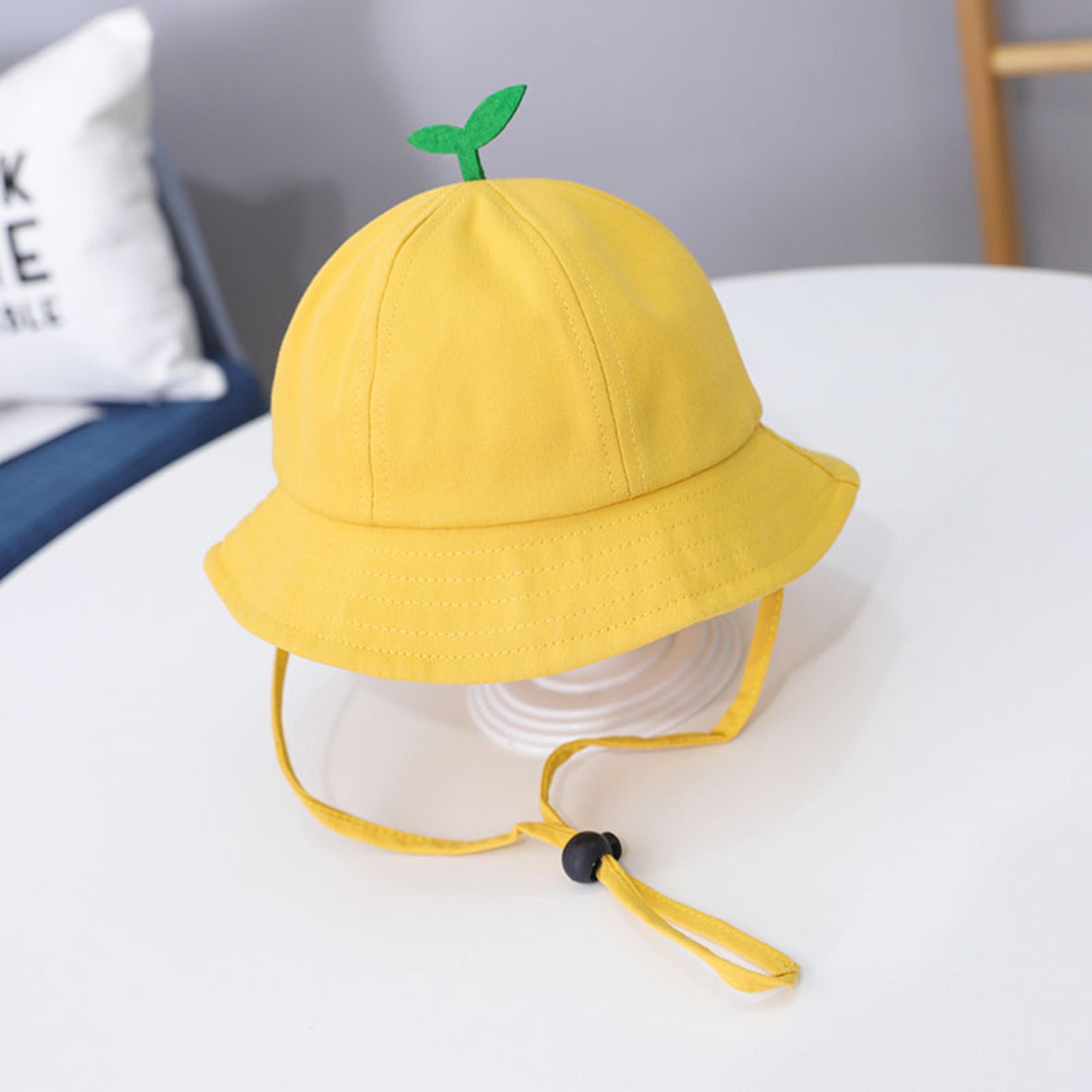 Cute Sprout Baby Bucket Hat With Drawstring For Boys And Girls 8