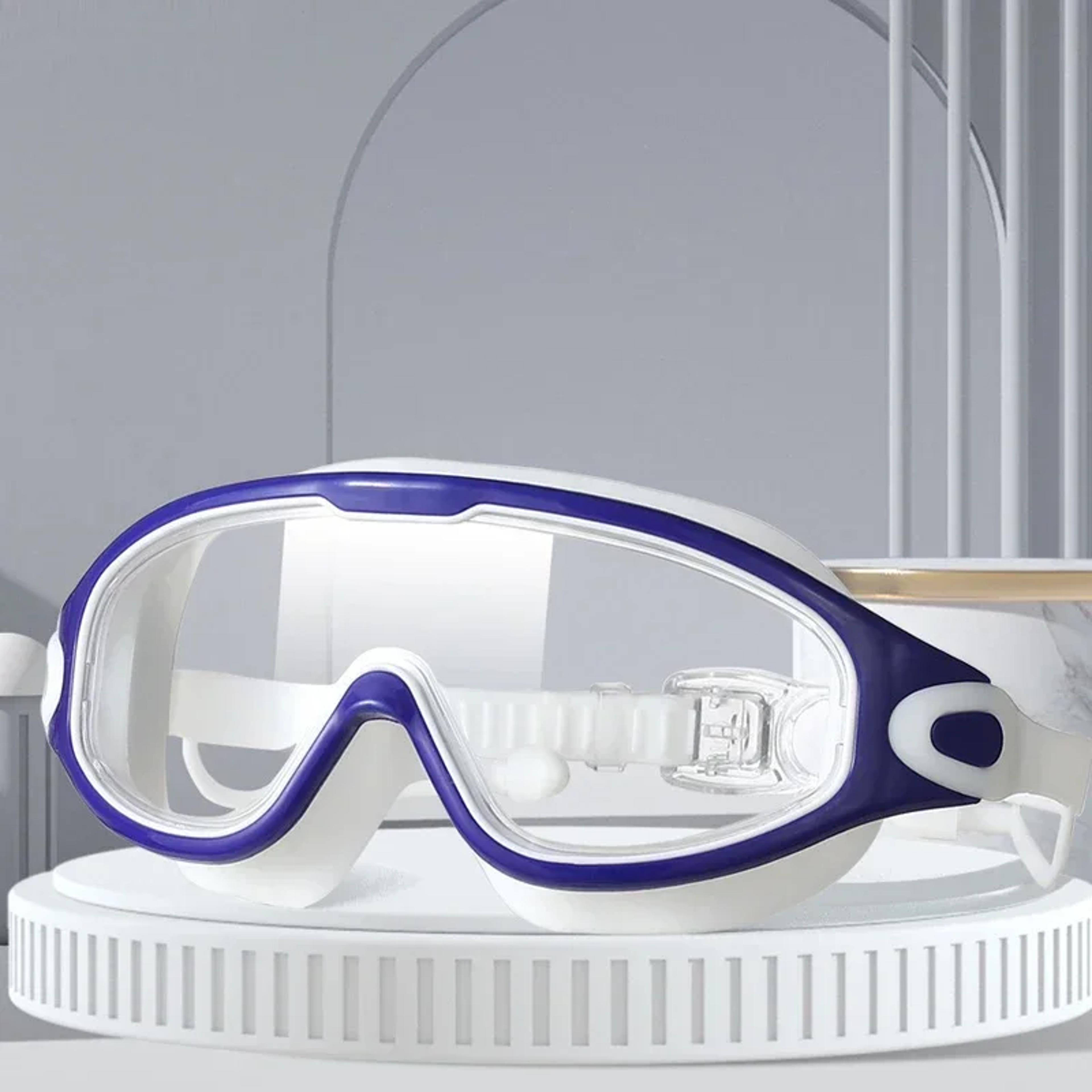 HD Anti Fog Swim Goggles With Earplugs For Adults 6