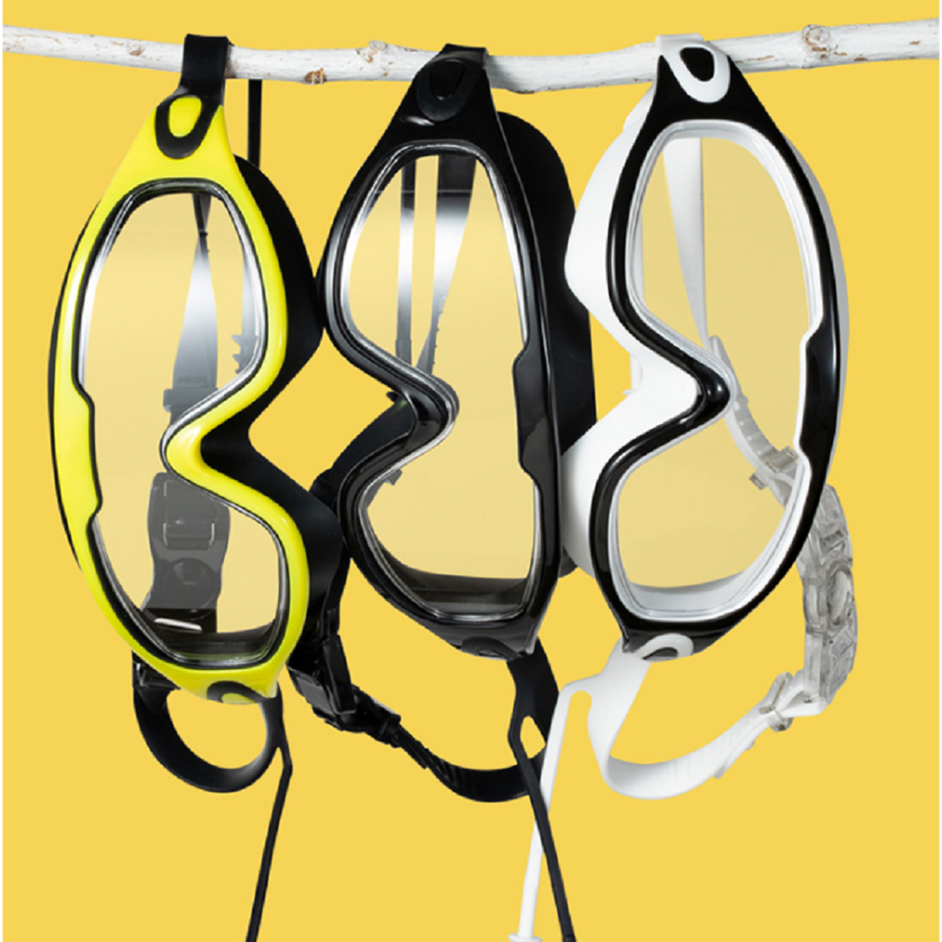Adult Anti Fog Swimming Goggles With Waterproof Mirrored Large Frame 4