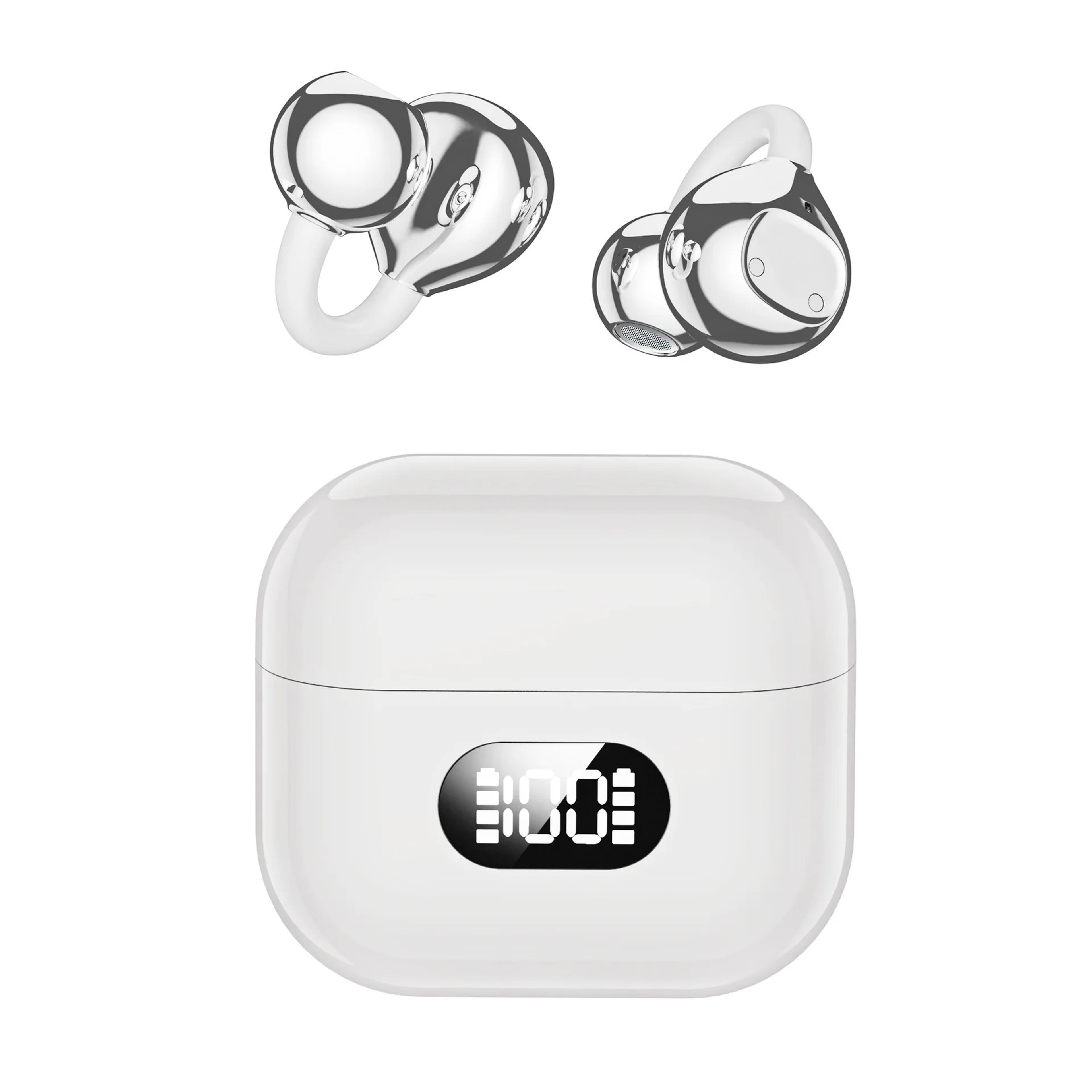 Open Ear Clip Bluetooth Earbuds With Touch Control For Sports 6