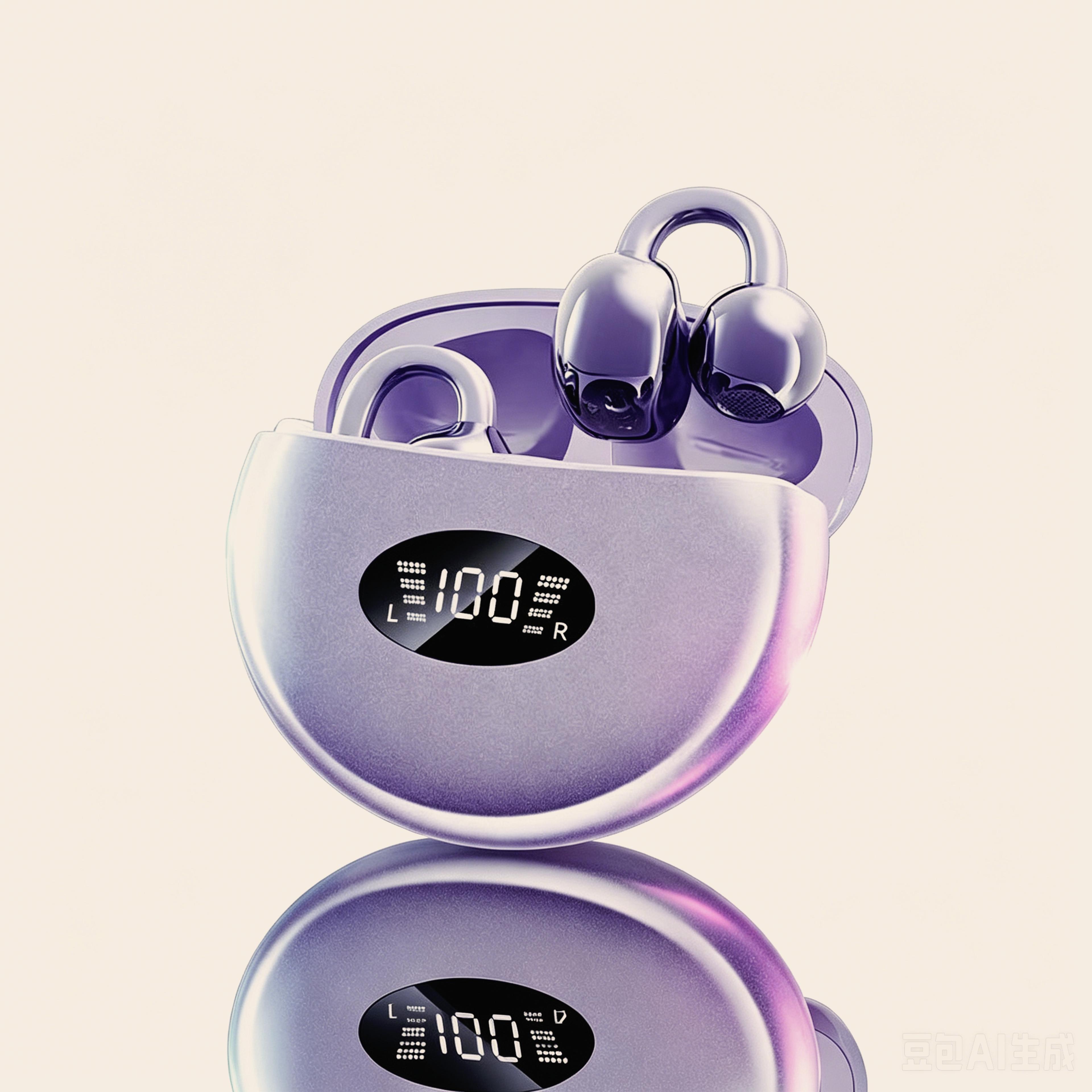 ows clip on bluetooth wireless earbuds with mic long battery sports headphones
