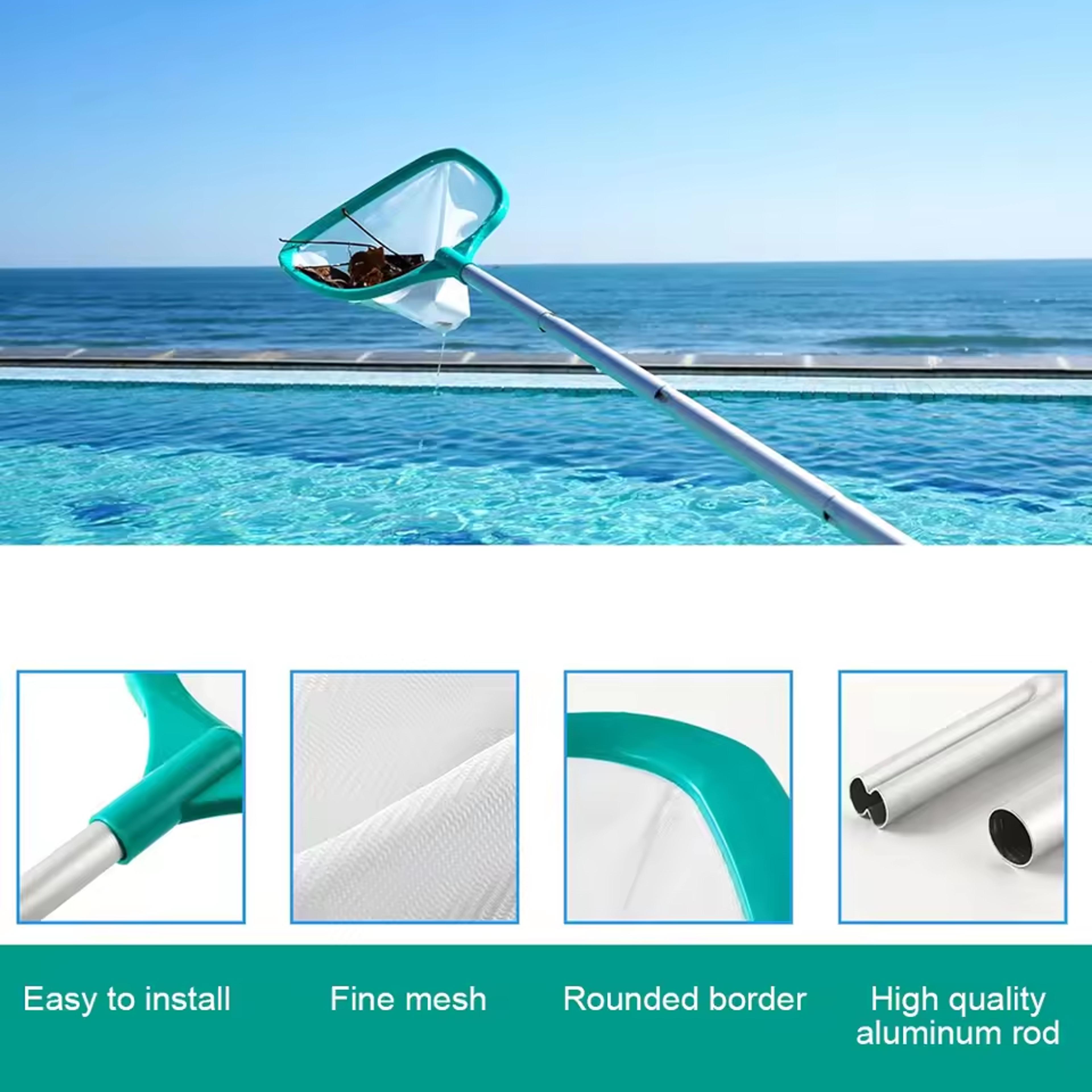 Pond Skimmer Net With Retractable Pole For Pool And Pond Cleaning 2