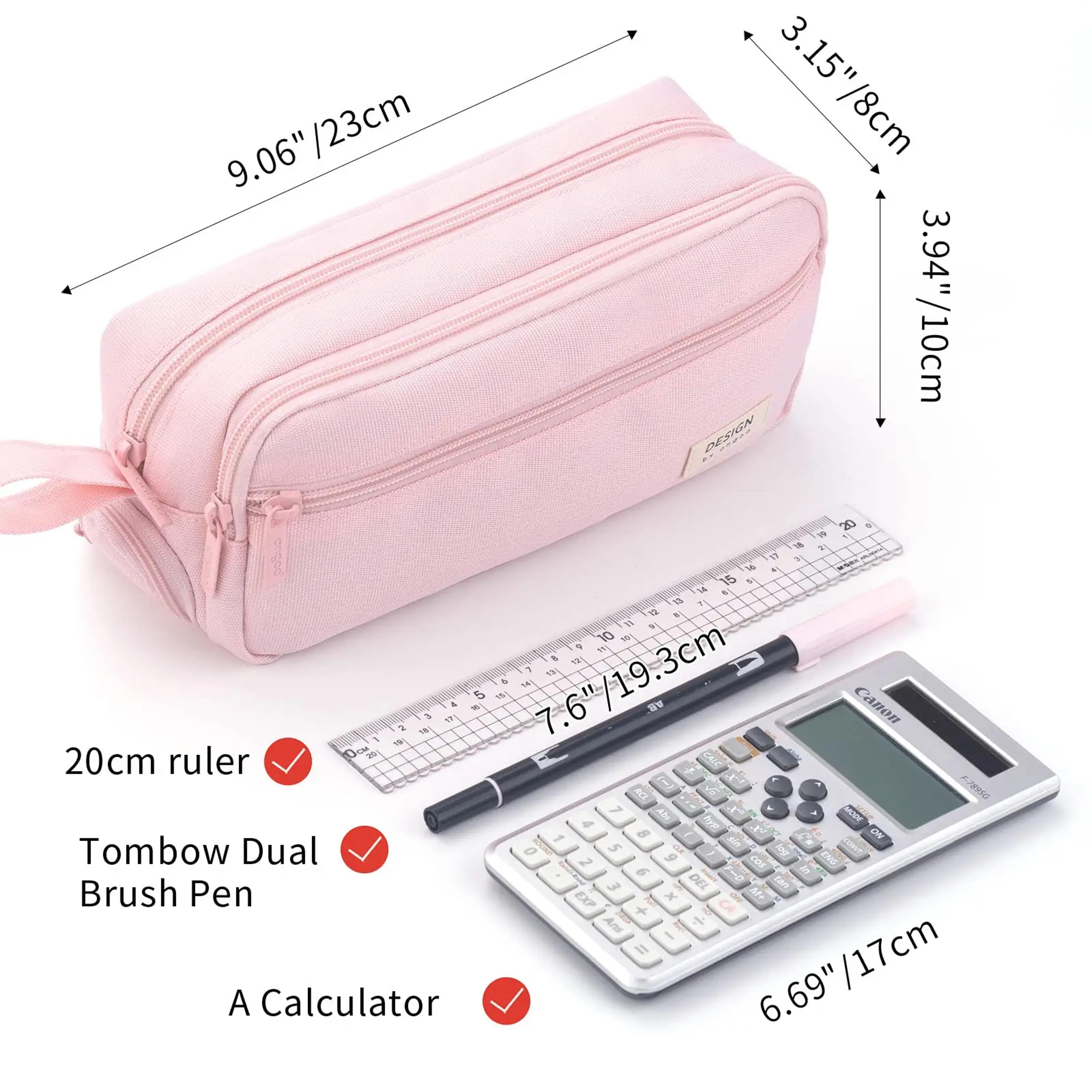 Large Capacity Multi Compartment Pencil Case Waterproof Stationery Organizer 1