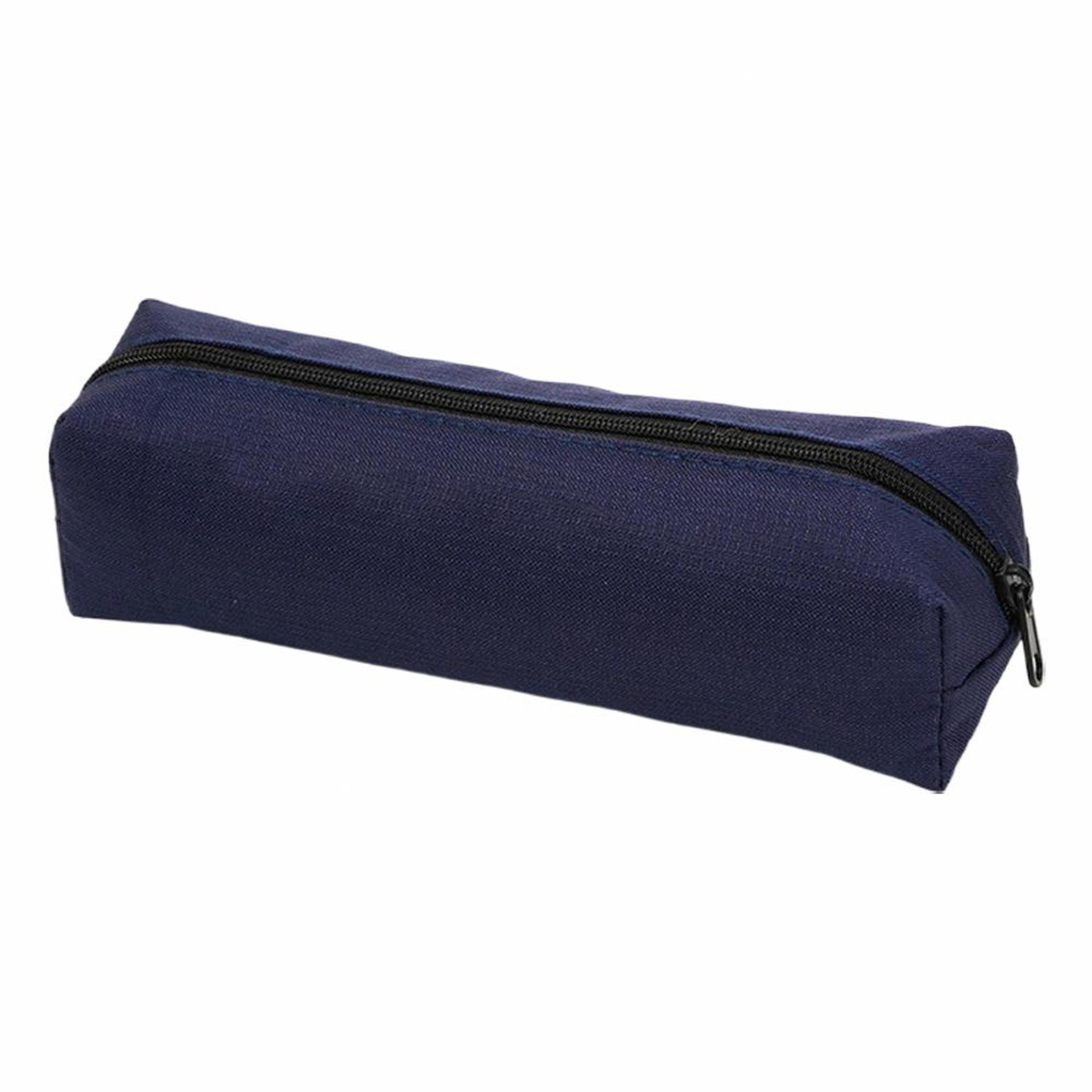 Solid Color Pencil Case Portable Pencil Pouch School Supplies Organizer 12