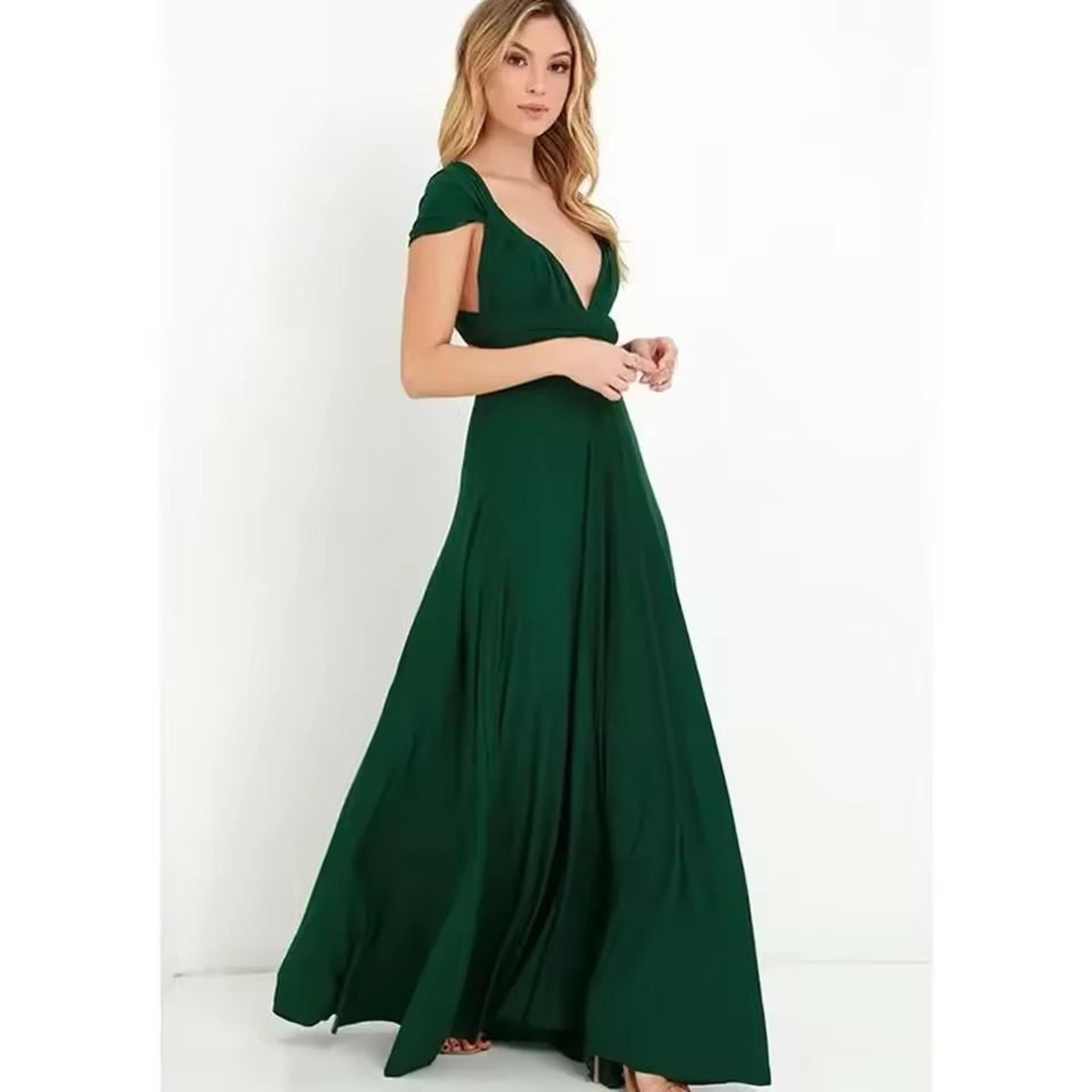 Convertible Boho Maxi Red Dress Sexy Women Multiway Wrap Bandage Long Dress For Club Party Bridesma 0