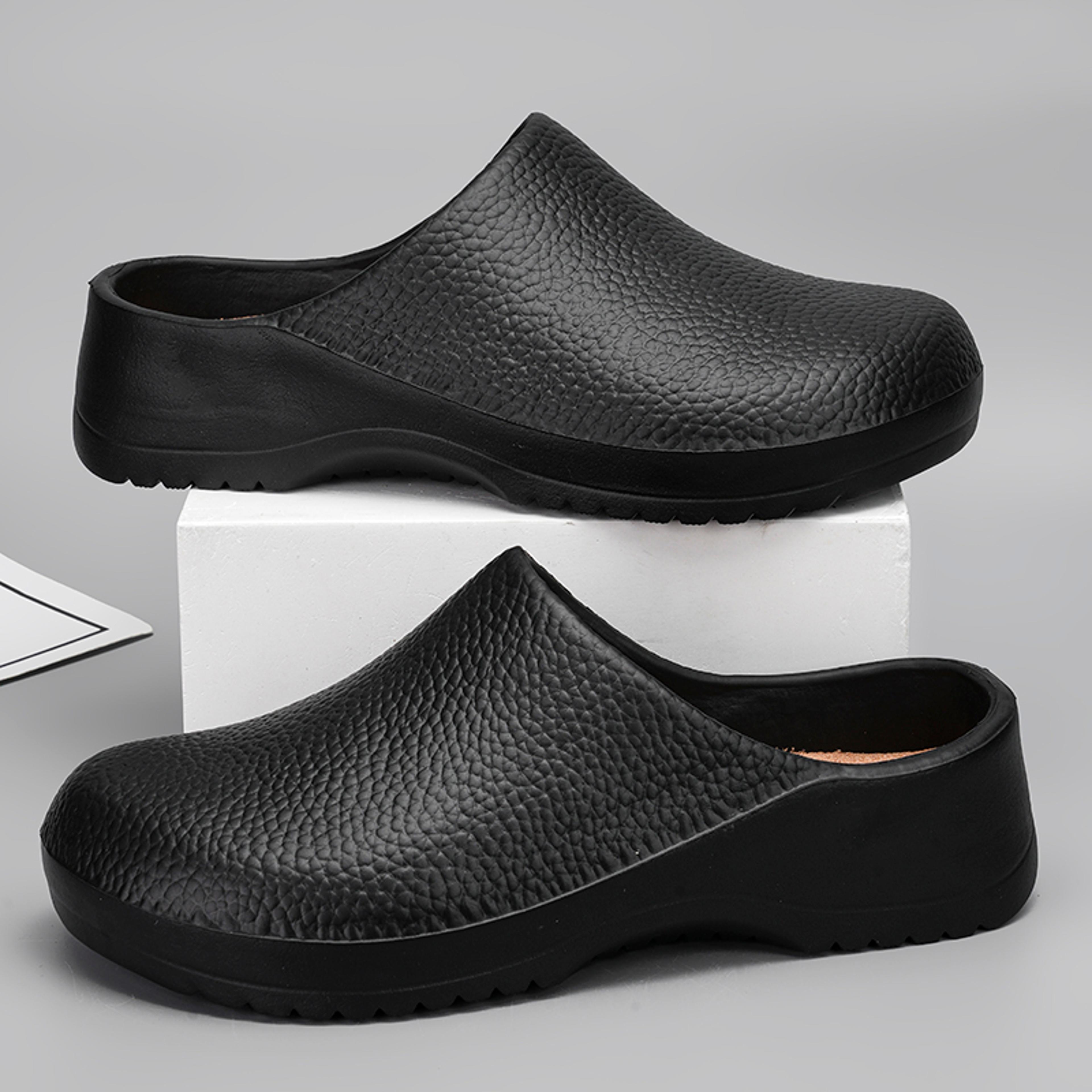 Comfortable Men Slippers Women Garden Clog Couples Water Proof Chef Shoe Sandal Slippers For Outdoo 8