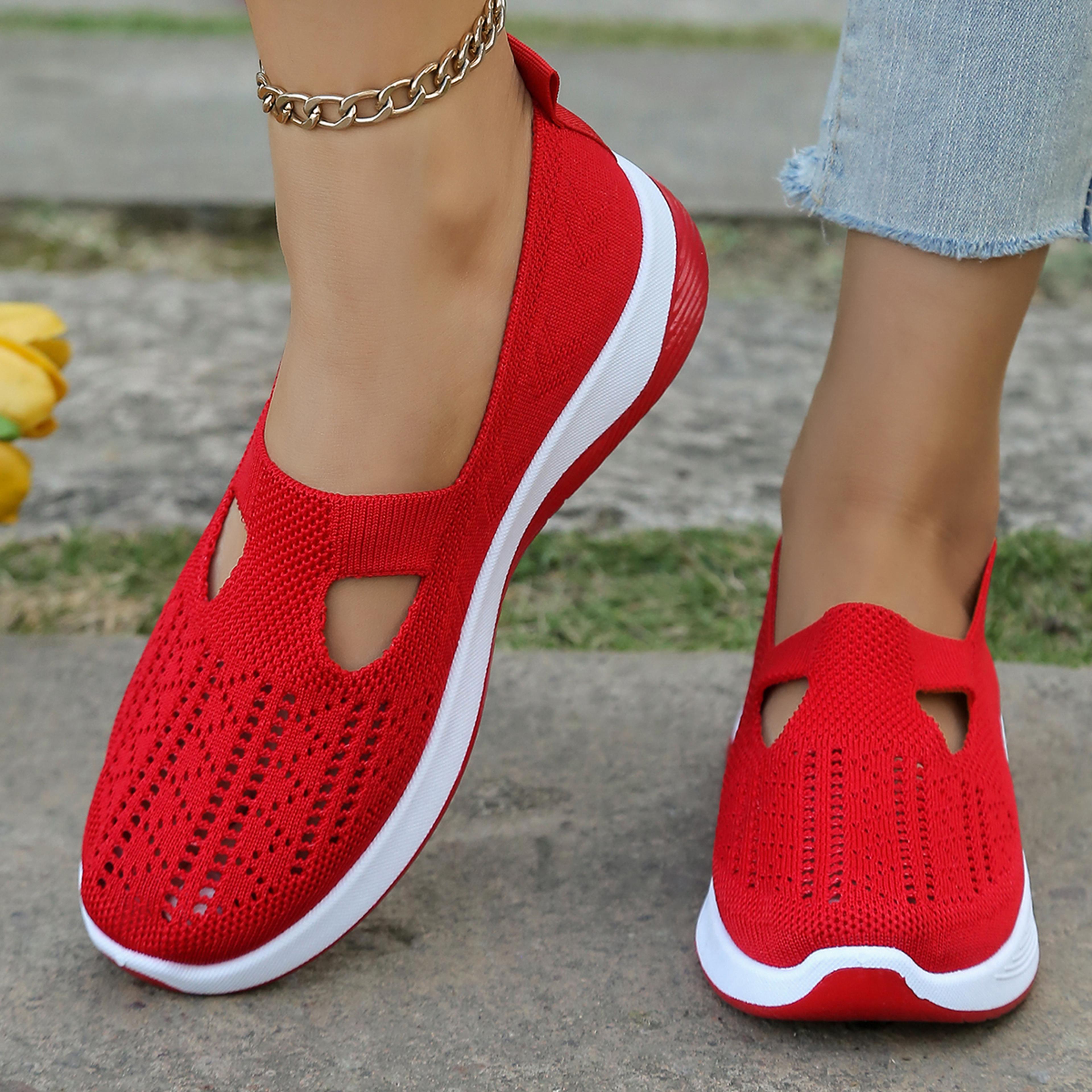 Casual Sneakers For Women Summer Shoes Simple Solid Flats Four Seasons General Wear Lightweight Com 8