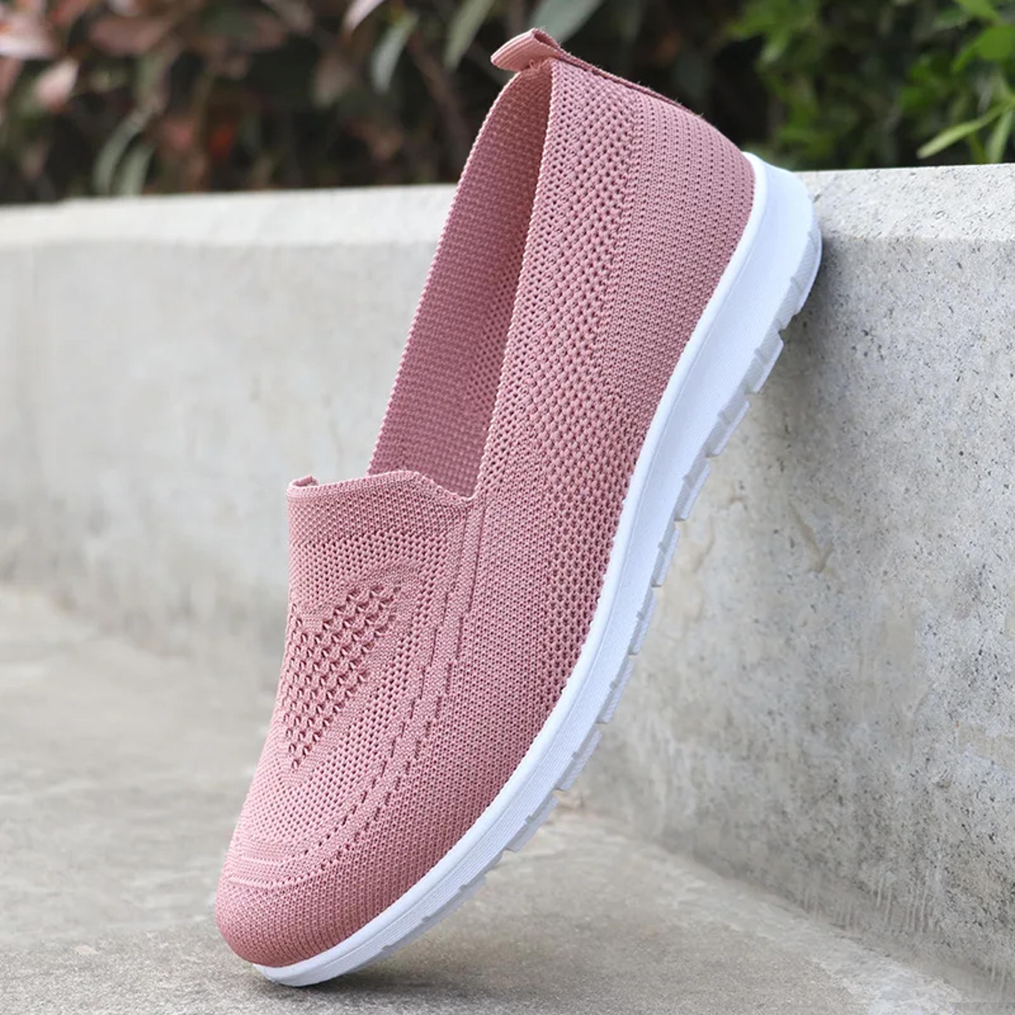 Womens Summer Shoes Soft Sole Casual Flats For Ladies New Moms Single Shoes Lightweight Breathable
