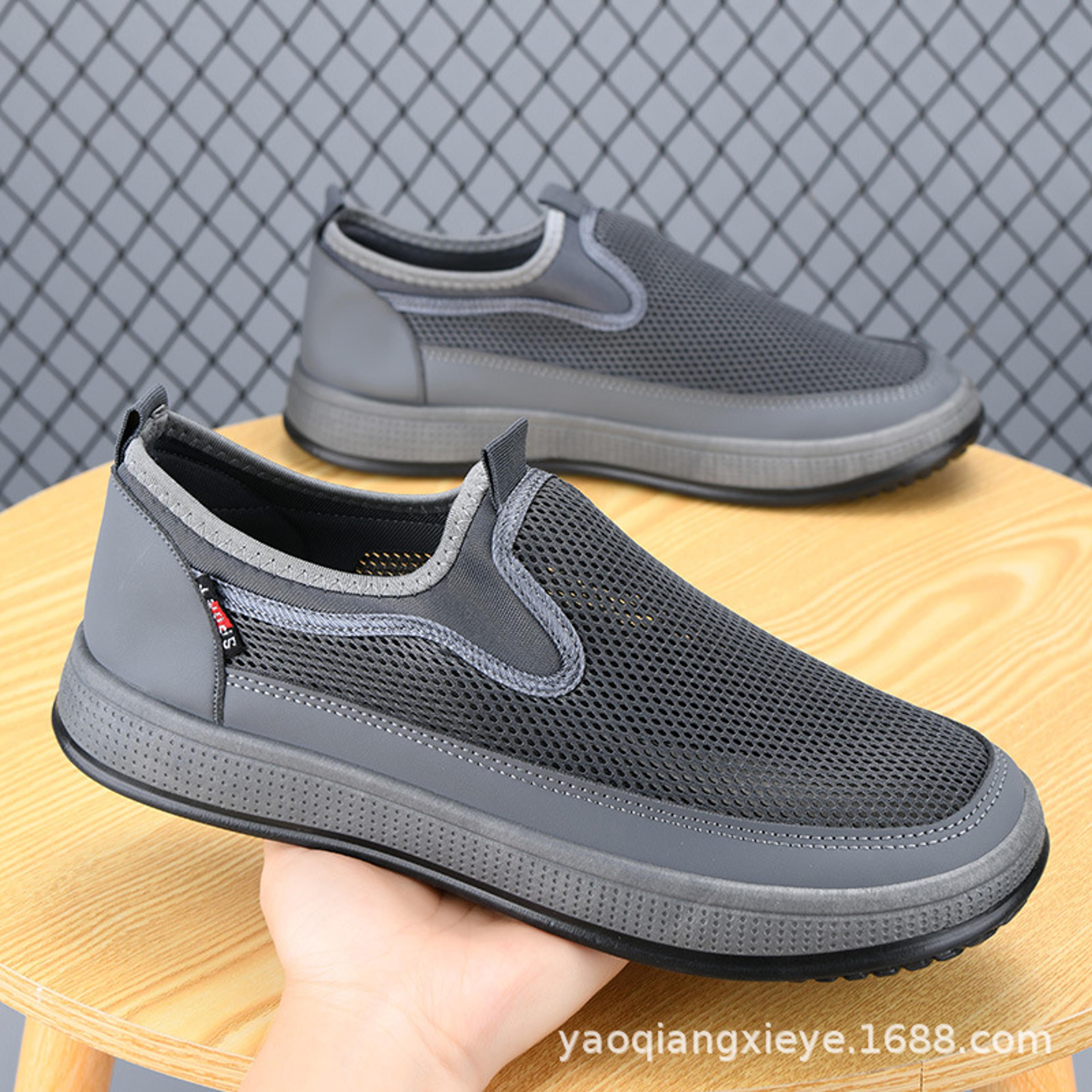 Mens Mesh Breathable Summer Shoes Casual Sneakers For Man Lightweight Step On Shoes Affordable Mens 1