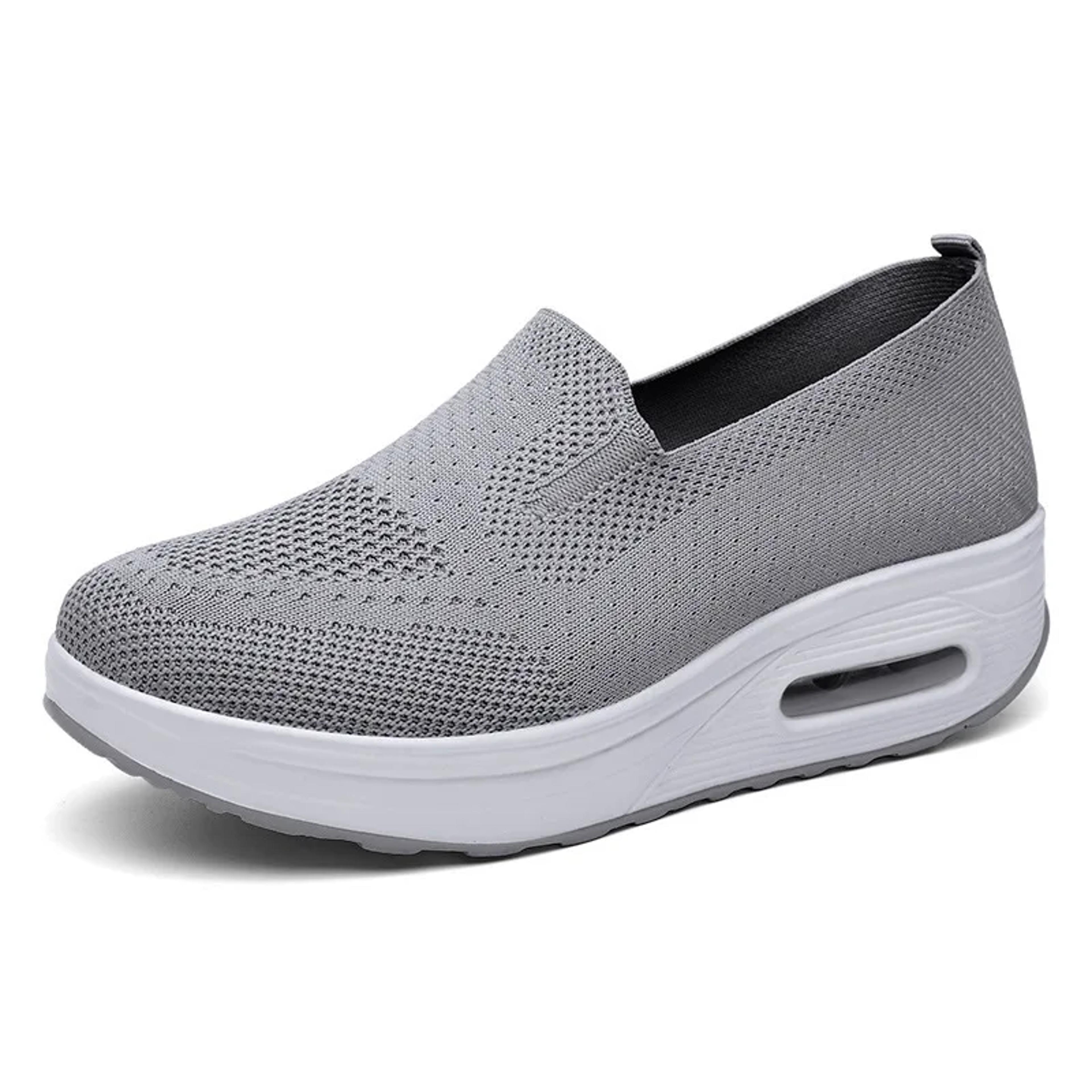 Womens Swing Shoes Mesh Loafers Flat Platform Sneakers Spring Autumn Height Increasing Wedges Comfo 11