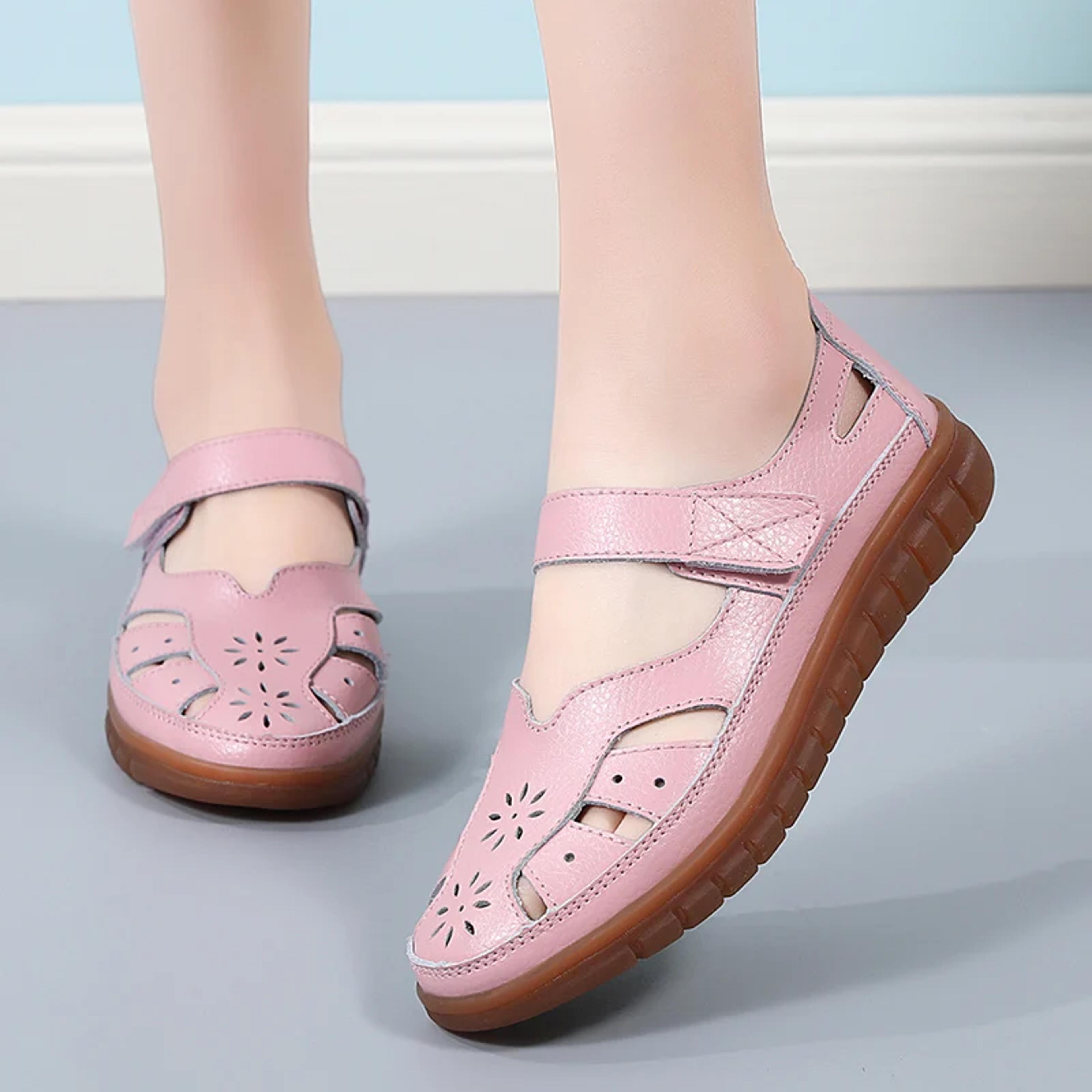 summer women sandals comfortable ladies girls ankle hollow round toe sandals soft beach sole casual female shoe