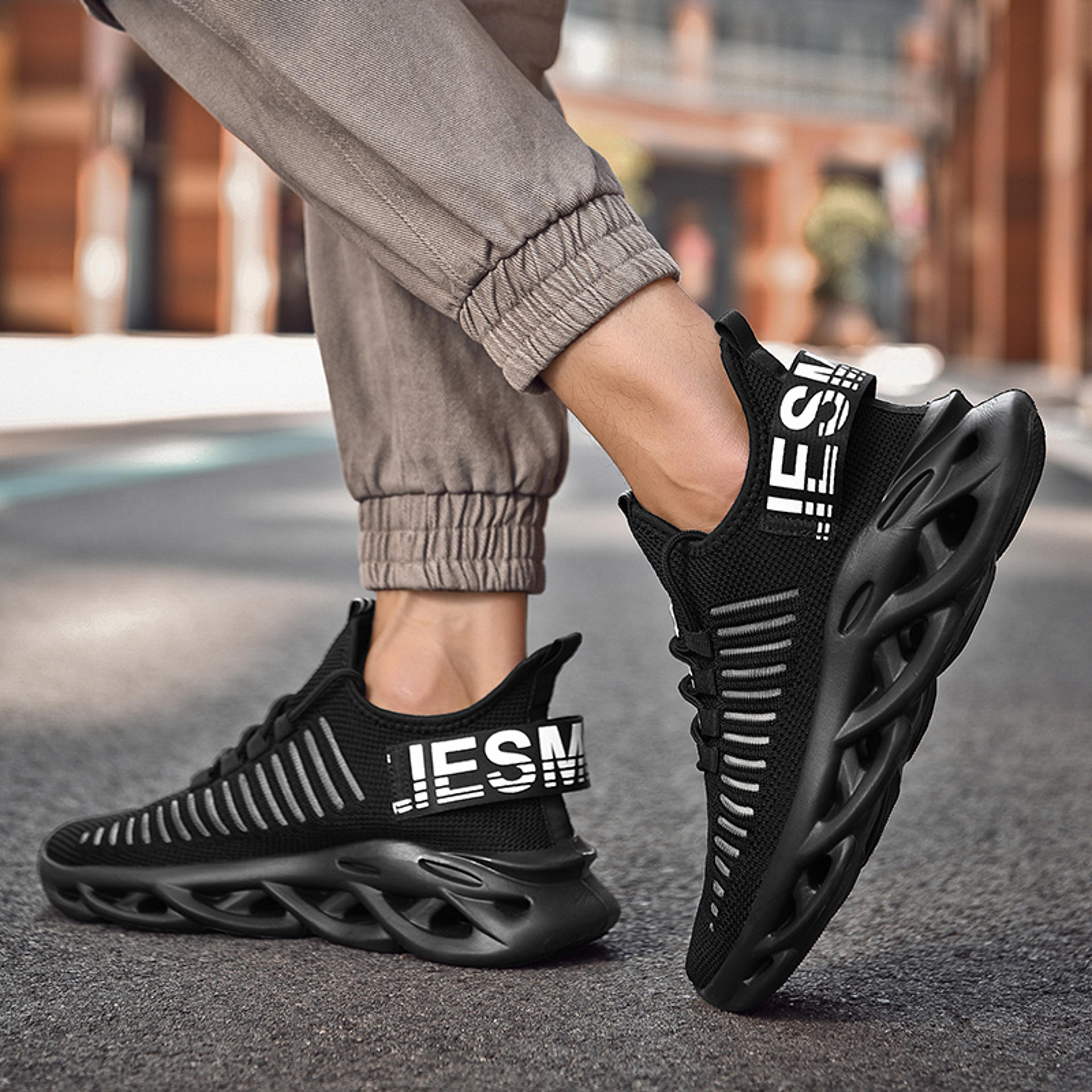 Breathable Running Shoes For Men Comfortable Mesh Sport Sneakers Lightweight Walking Tenis Shoes Ca 4