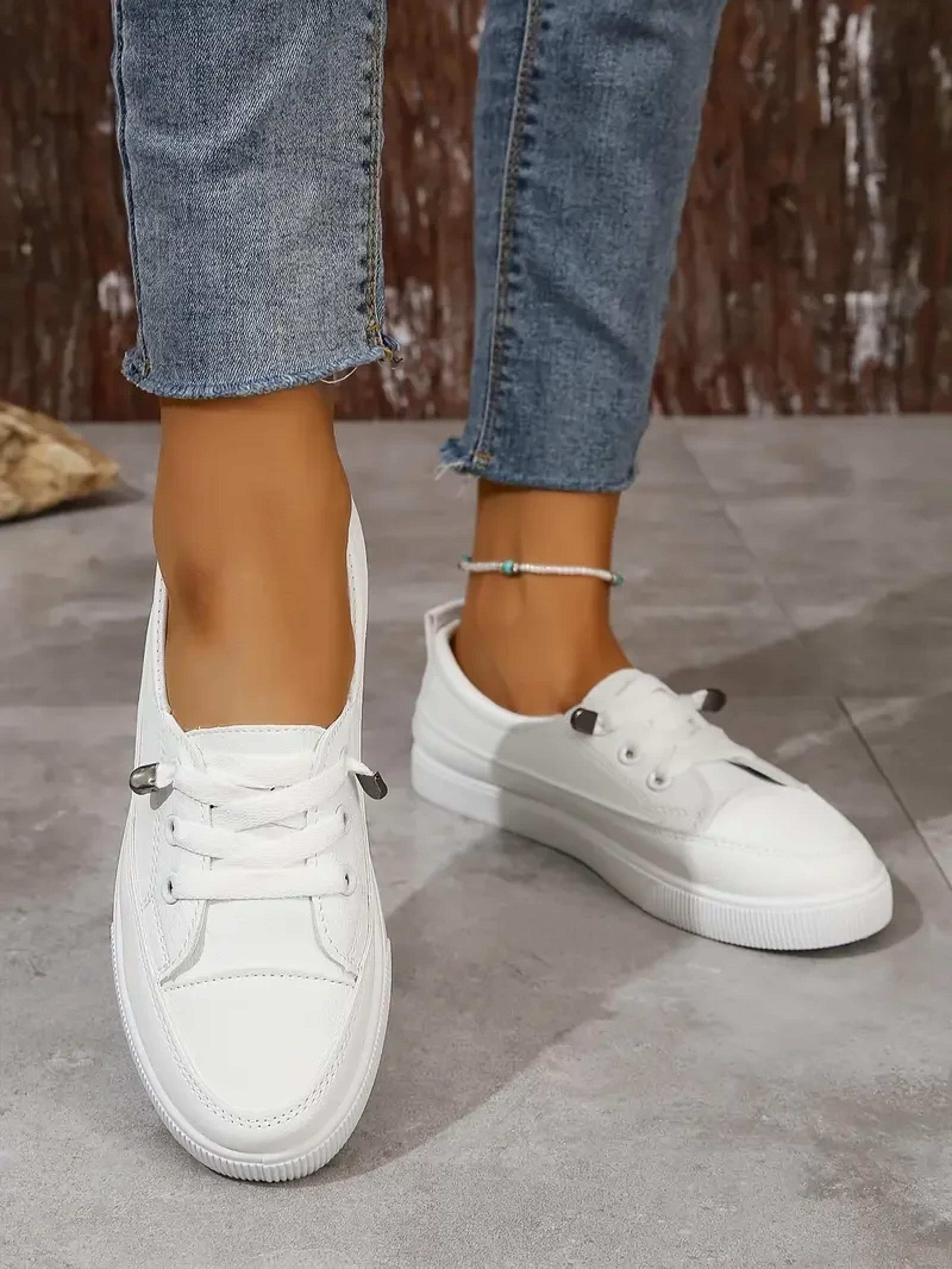 Casual Spring And Summer Fashion Mesh Breathable Round Toe Shallow Mouth Comfortable Flat Walking W 2