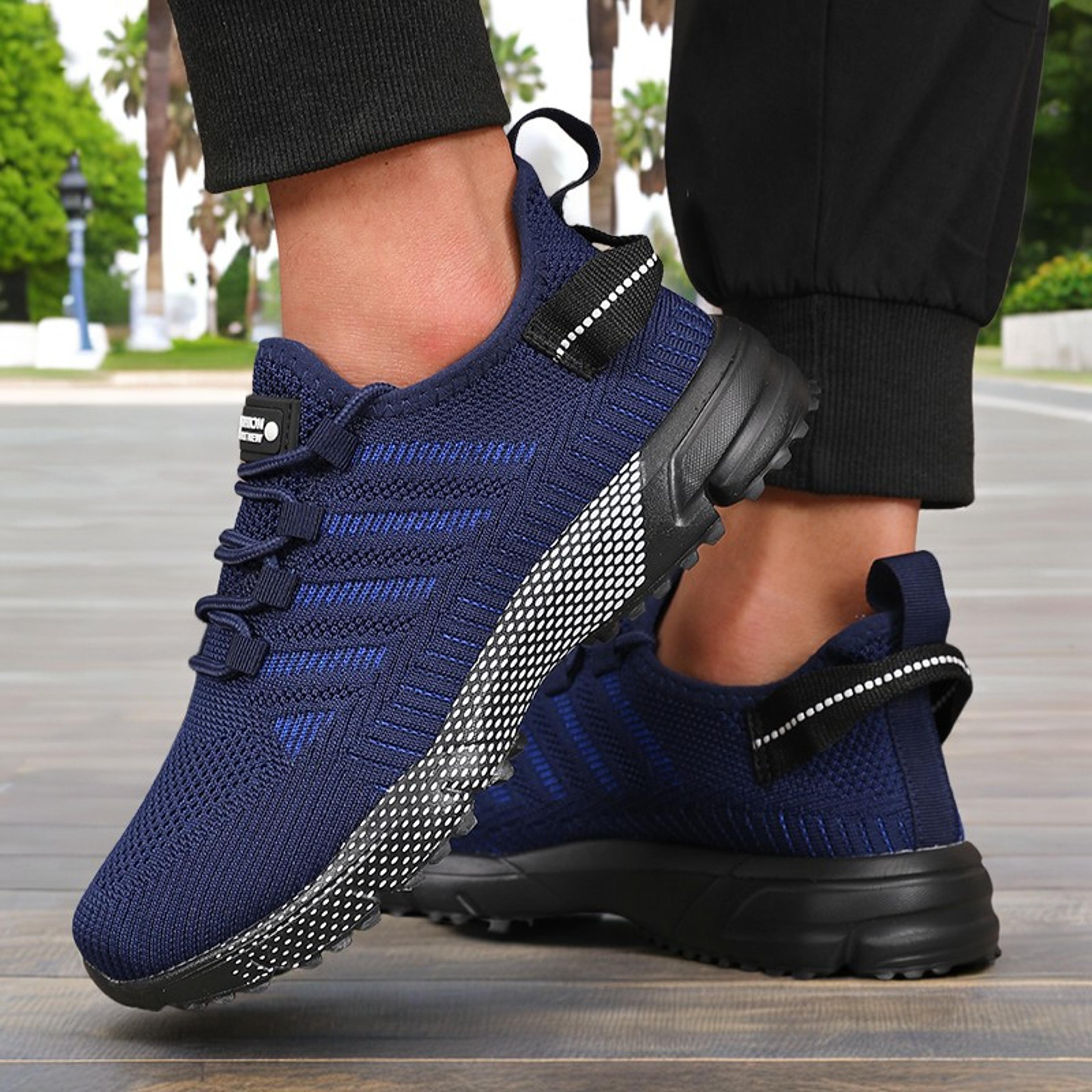 Luxury Male Tenis Masculino New Mens Sneakers Lightweight Breathable Fashion Running Shoes Thick So 5