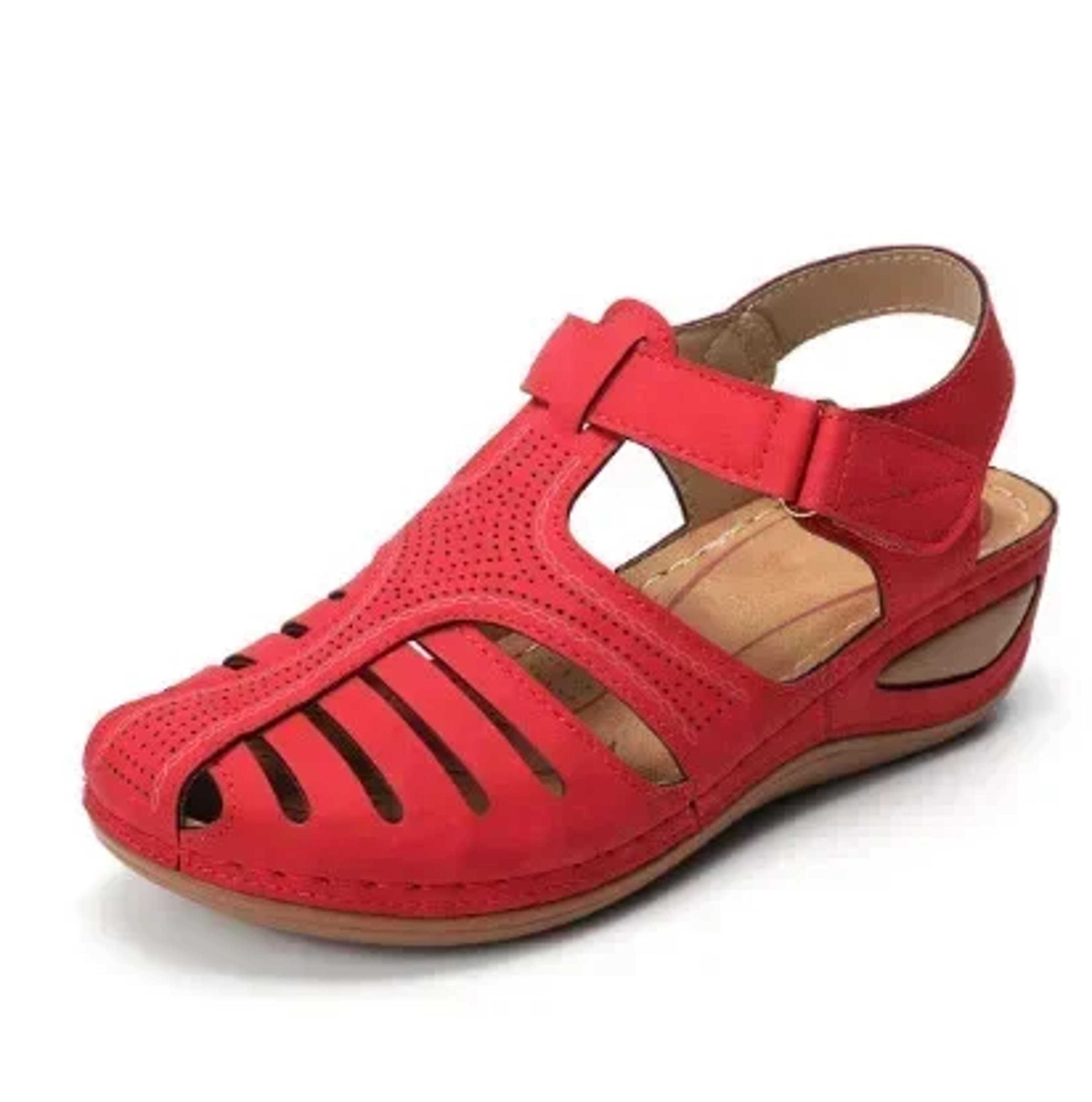 Premium Orthopedic Women Sandals Summer Bunion Corrector Wedge Shoes Stylish Vulcanized Heels For E 13