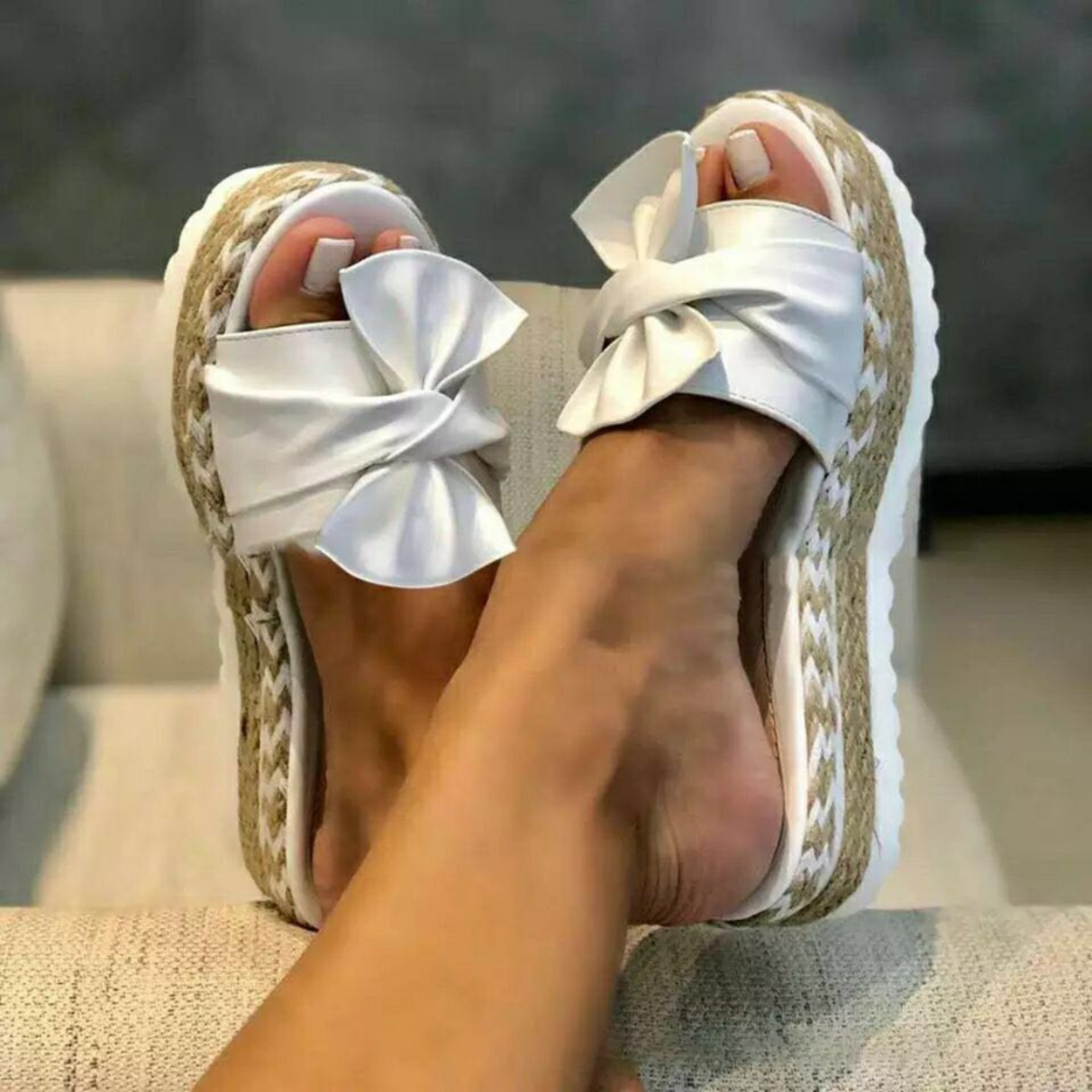 Elegant Women Heels Sandals With Wedges Summer Platform Sandals  Slippers Comfortable Fashion Shoes 3