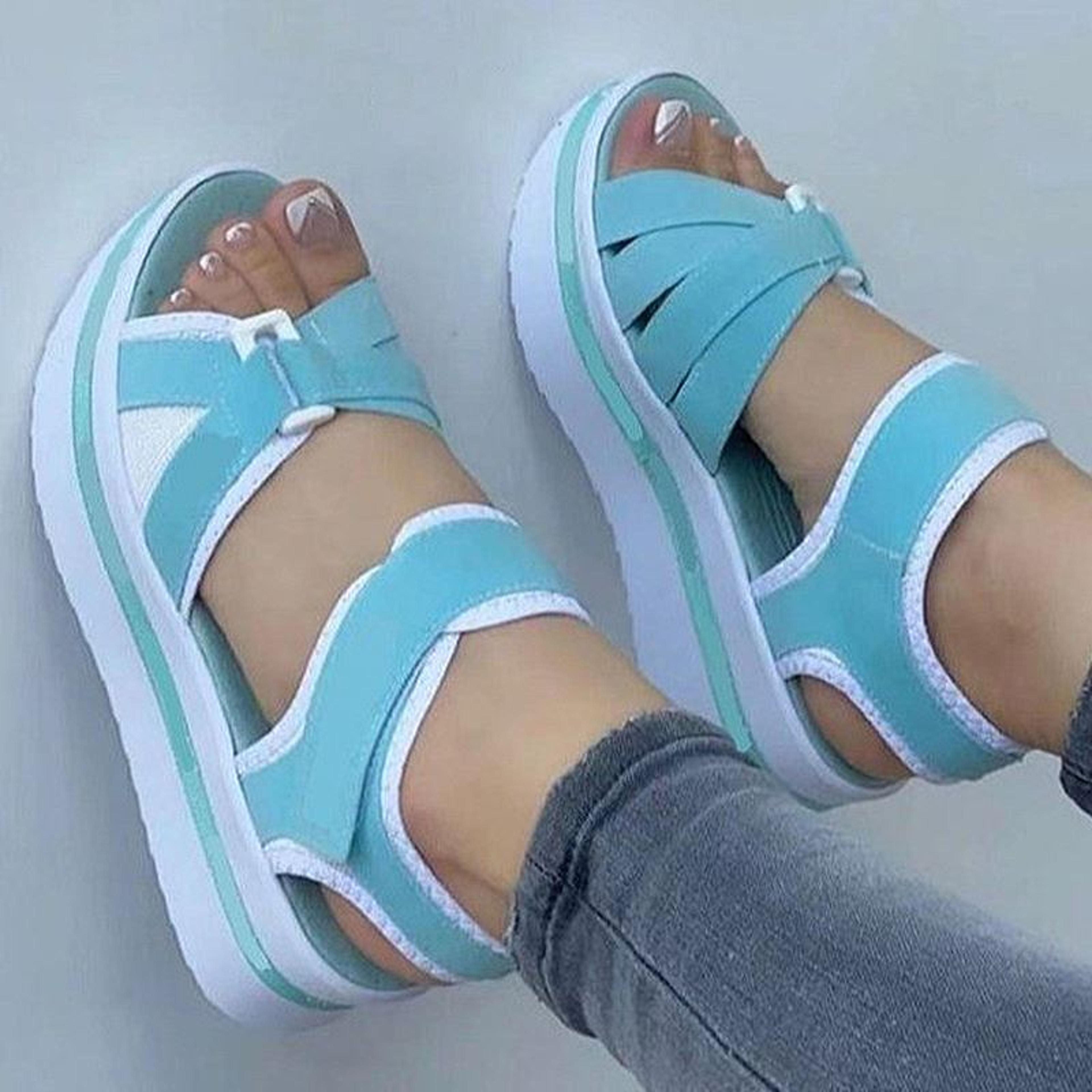 Comfortable Summer Sandals For Women Outdoor Walking  Party Wedge Shoes Elegant Beach Footwear Fema 1