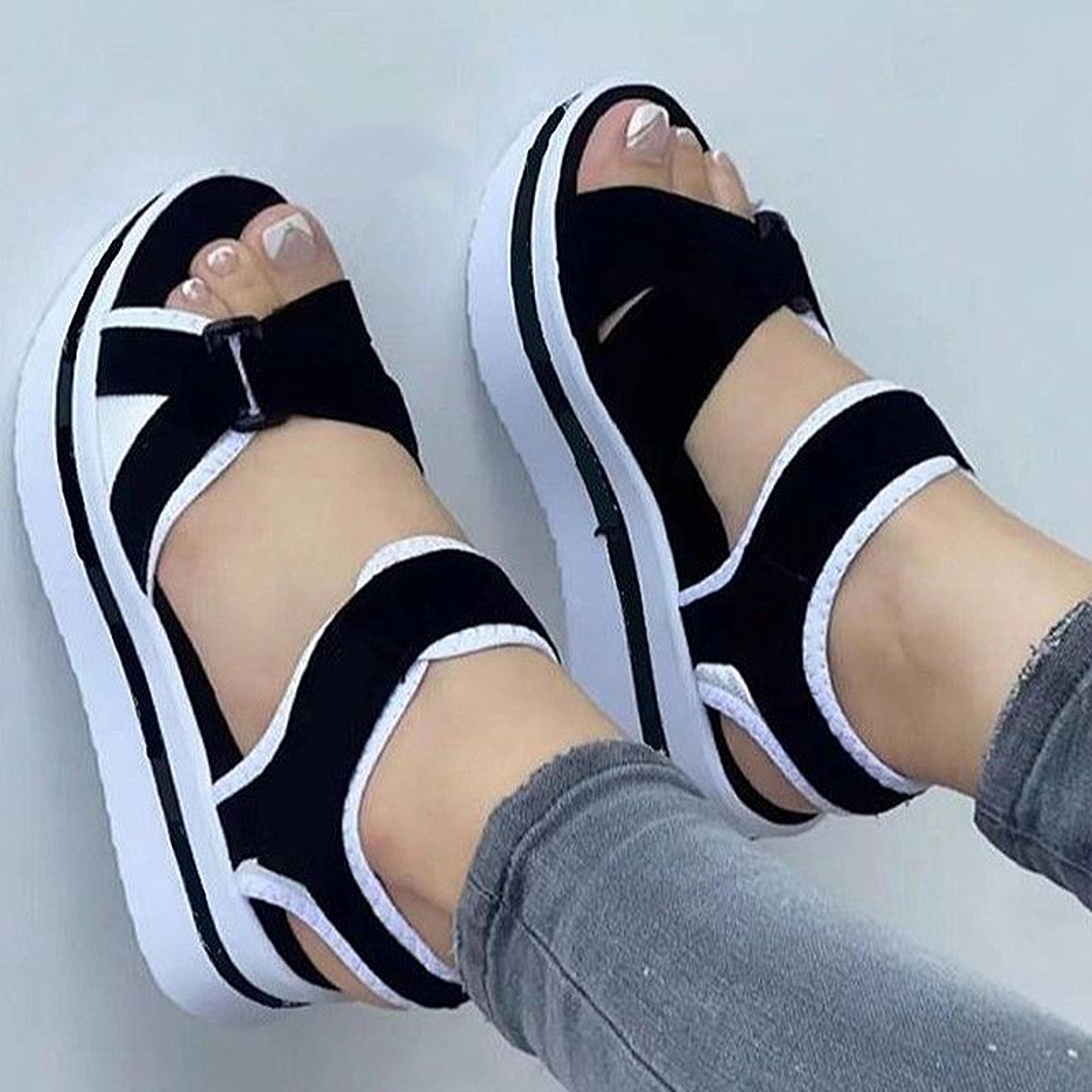 Comfortable Summer Sandals For Women Outdoor Walking  Party Wedge Shoes Elegant Beach Footwear Fema 7