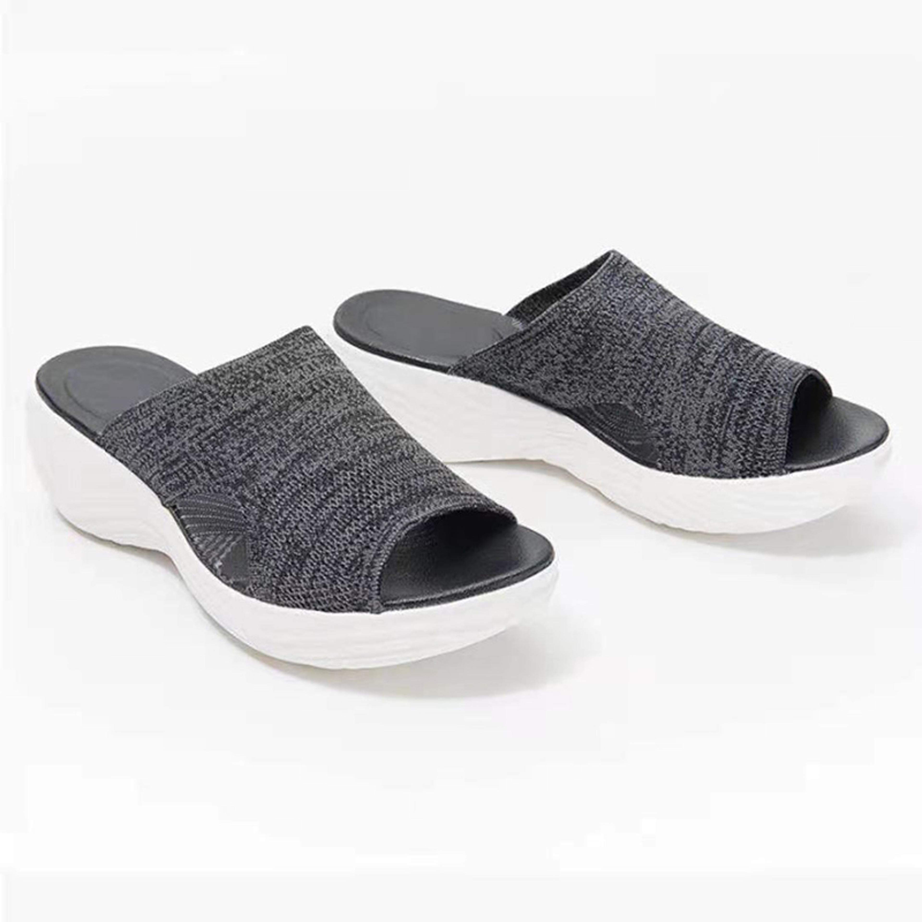 Chic Fashion Summer Woman Sandals Shoes Wedge Women Shoe Soft Womens Sandals Slide Party Sandal Fem 7