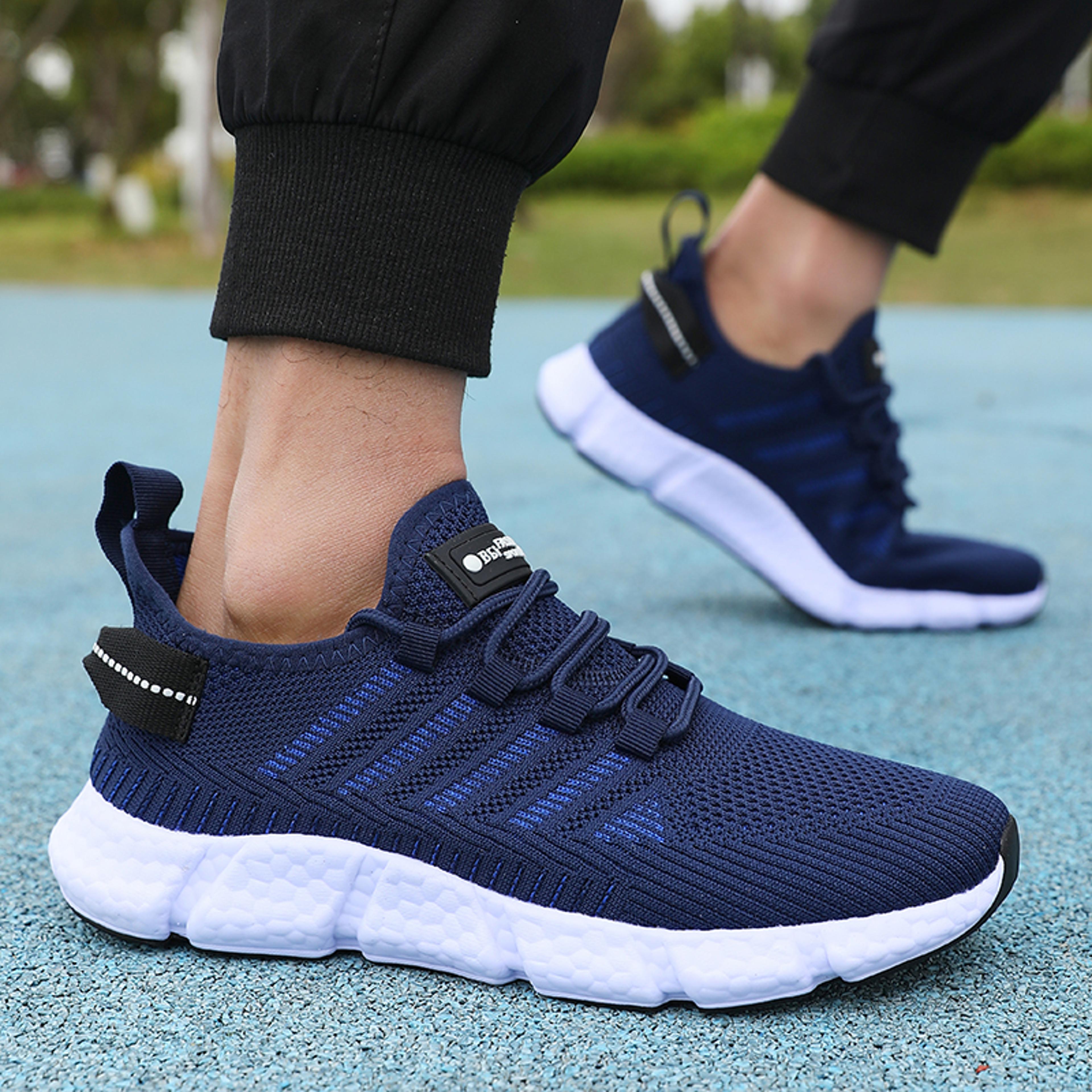 Mens Soft Soled Mesh Running Shoes Breathable Summer Casual Trainers For Comfort Style  Versatile O 8