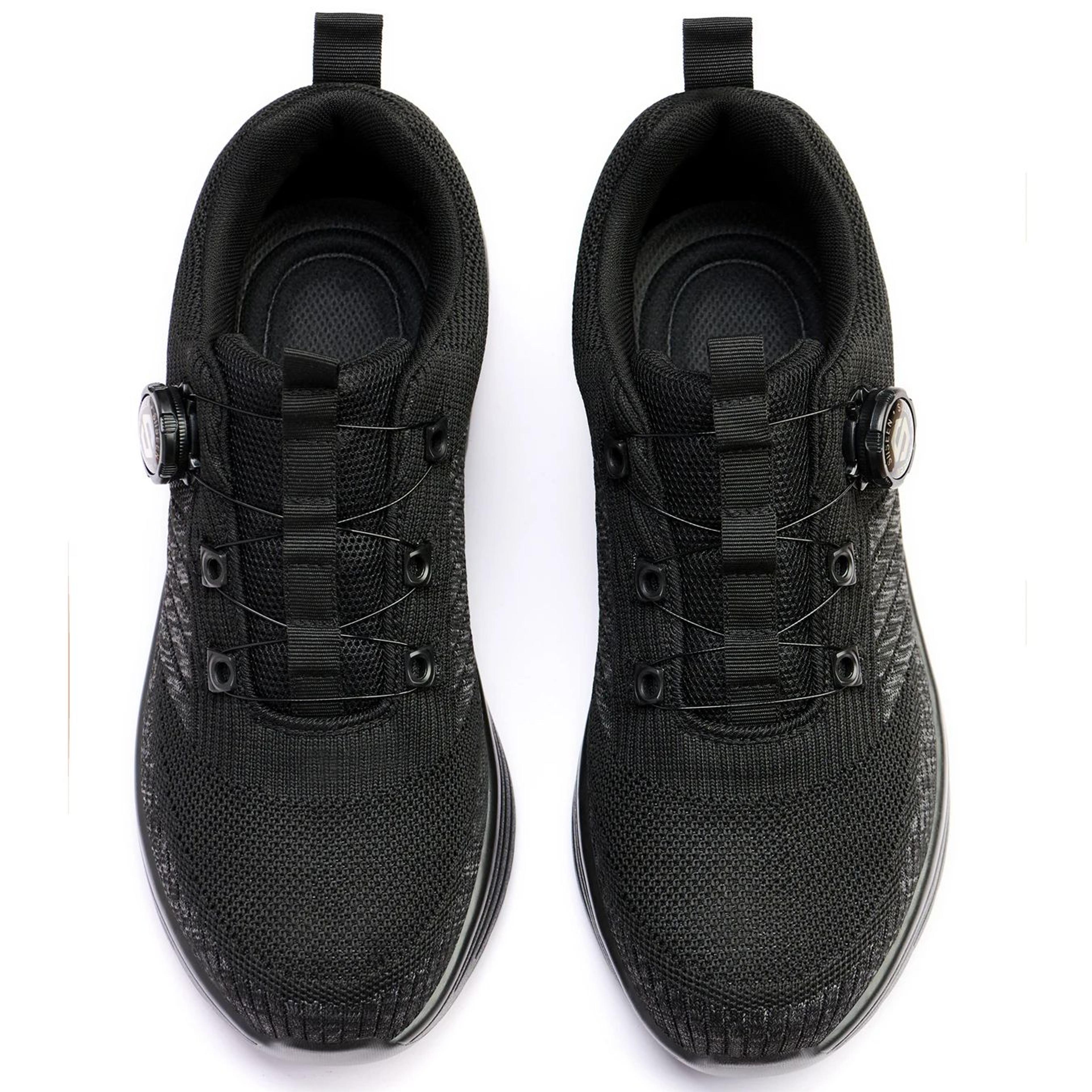 Mens Lightweight Rotary Buckle Work Boots AntiImpact  AntiPiercing Safety Shoes With Fashionable Ou 6