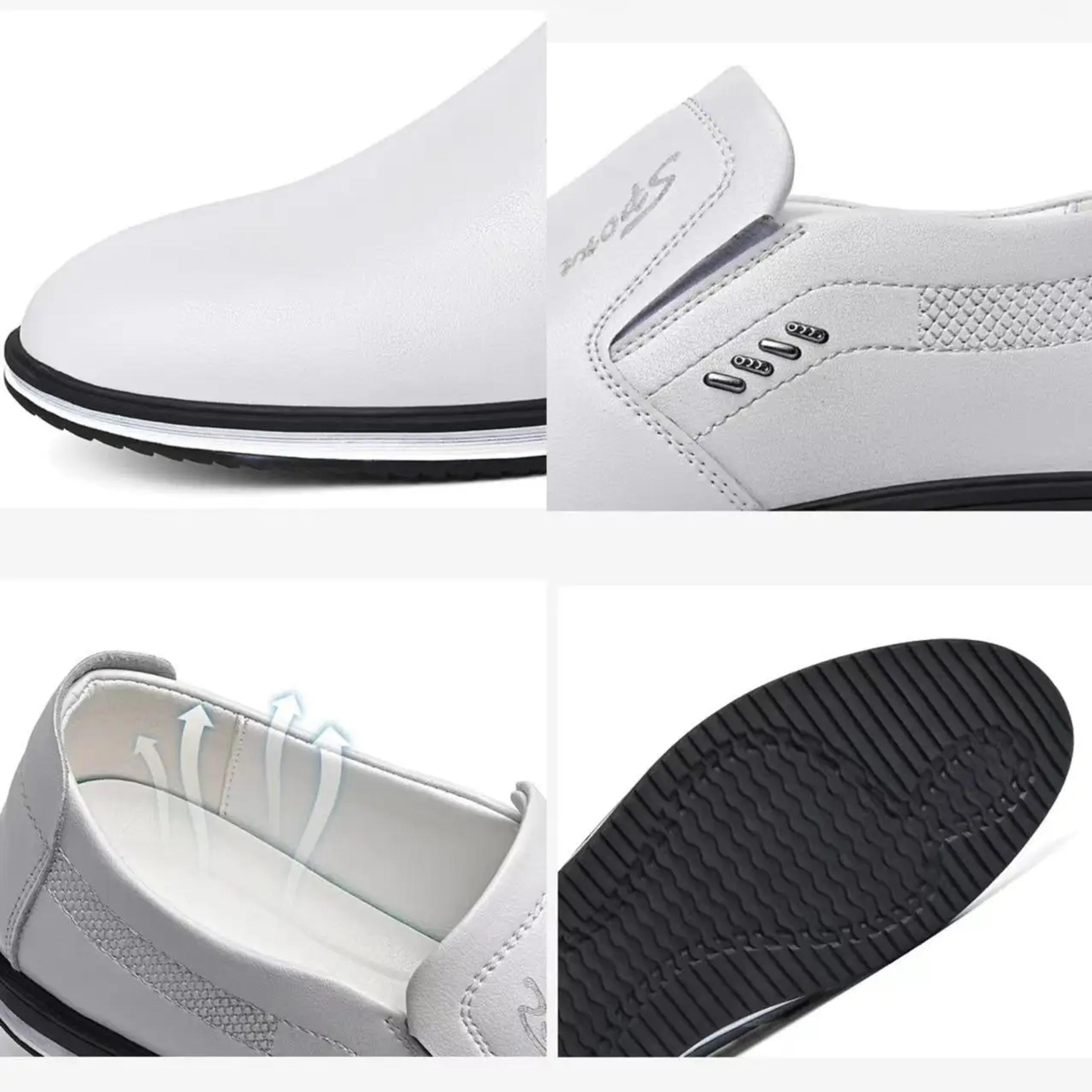 Classic Leather Shoes For Men Designer Loafers High Quality Moccasins  Formal Mens Footwear Elegant 2