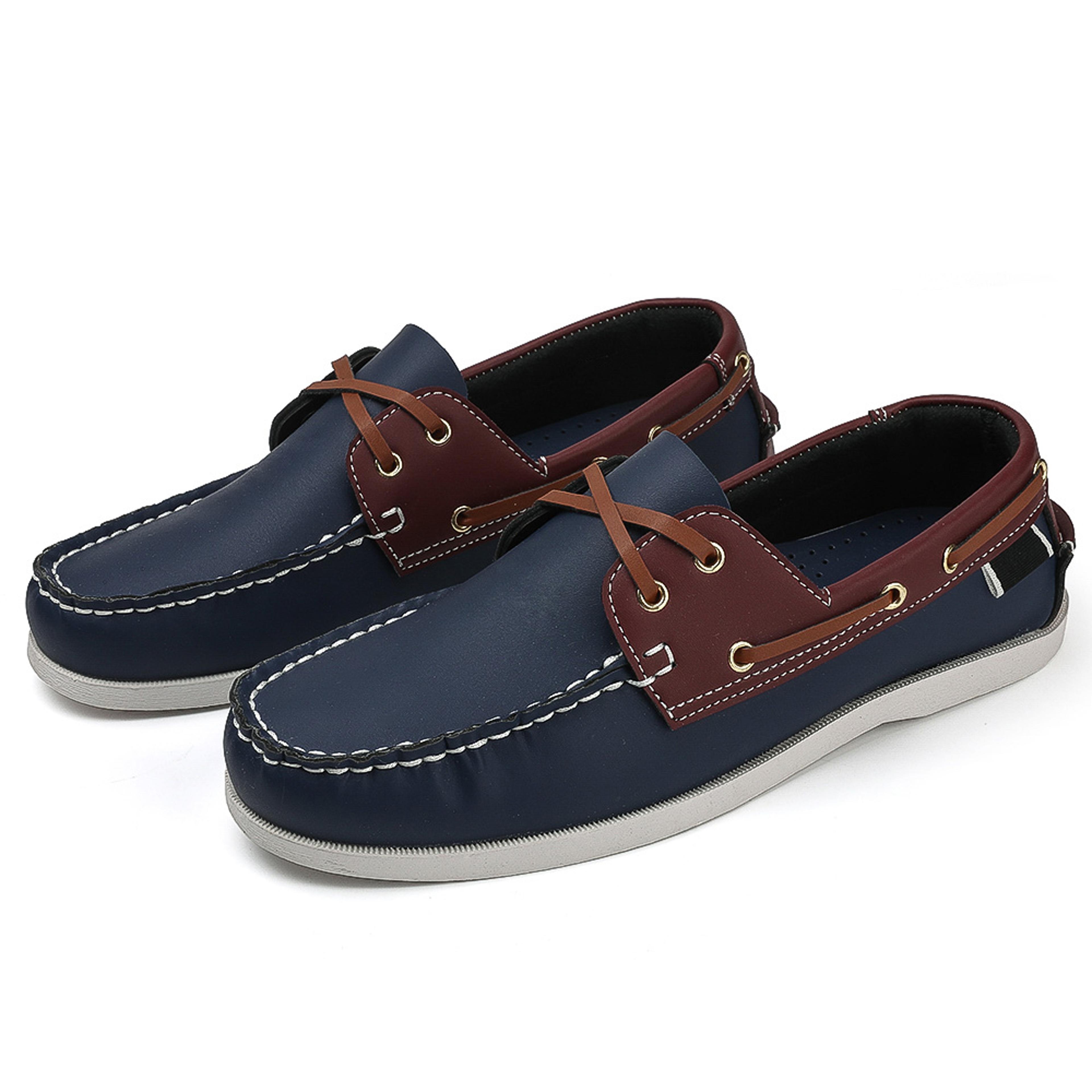 Slip On Mens Trendy Apron Toe Loafers Comfortable Non Slip Shoes For Outdoor Travel  Casual Spring  8