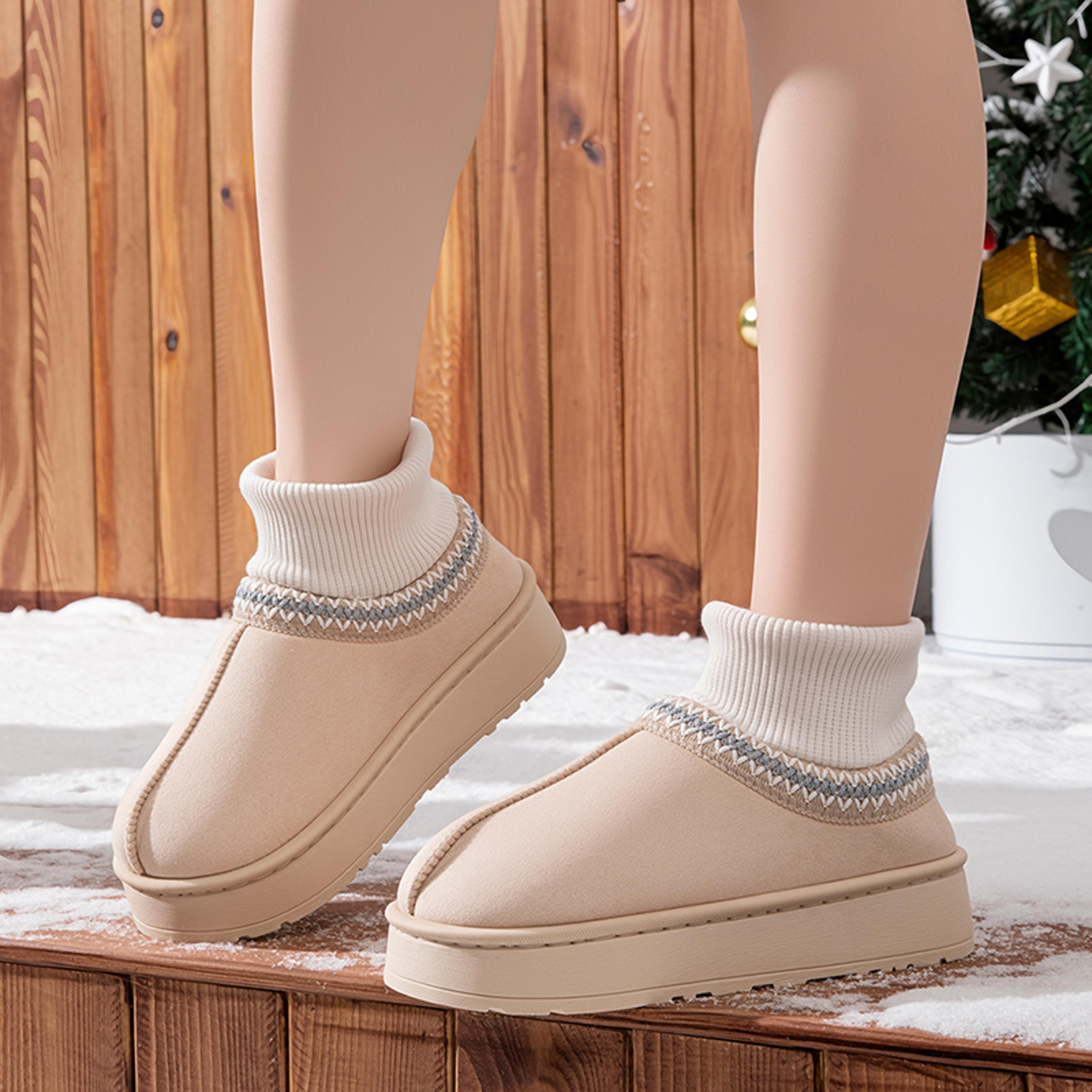 Luxury Winter Womens Slippers Fluffy Indoor Plush Ankle Boots Designer Fuzzy Fur Snow Booties For C 6