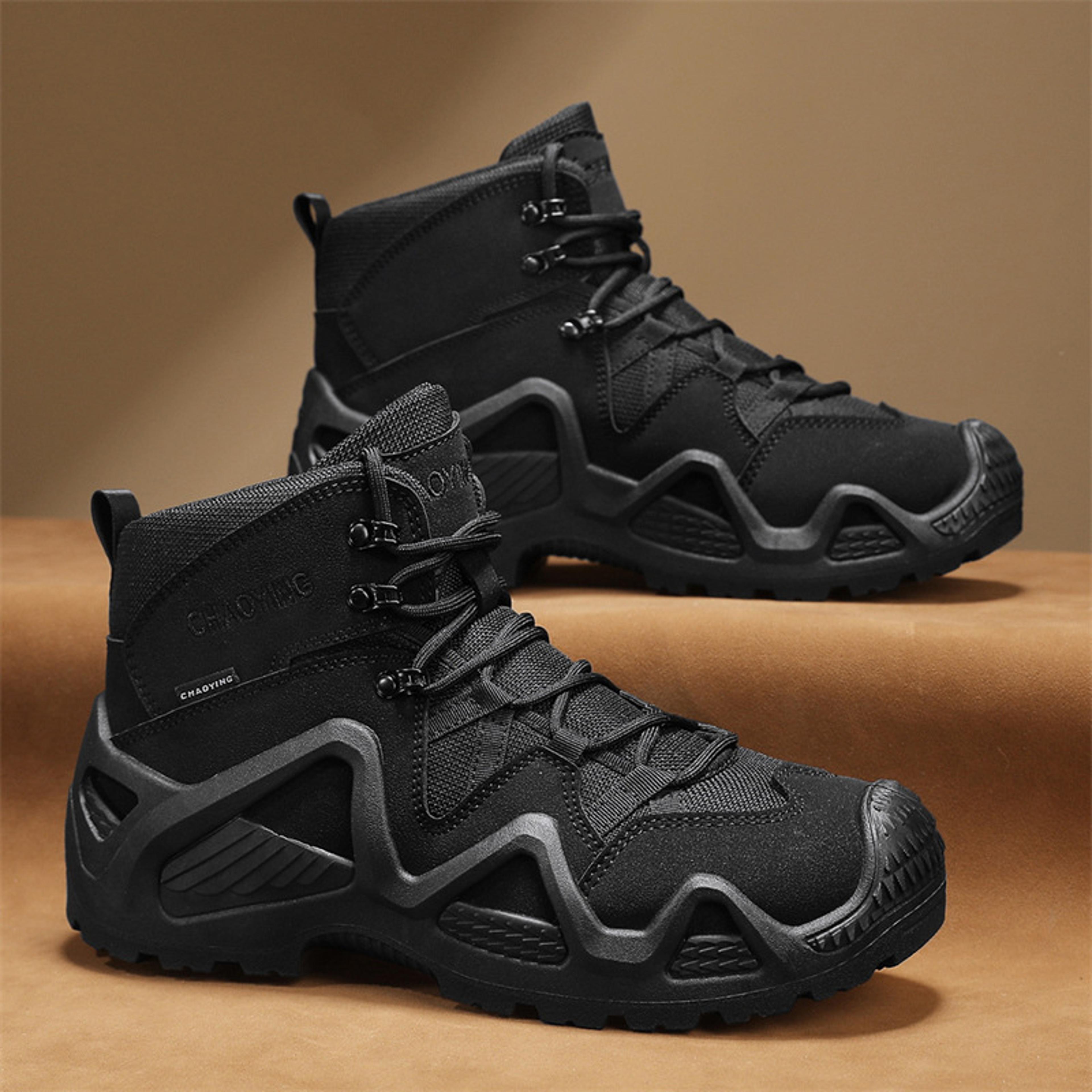 Durable Men Tactical Boots Military Desert Army Boots Waterproof Work  Hiking Shoes For Outdoor Use 1