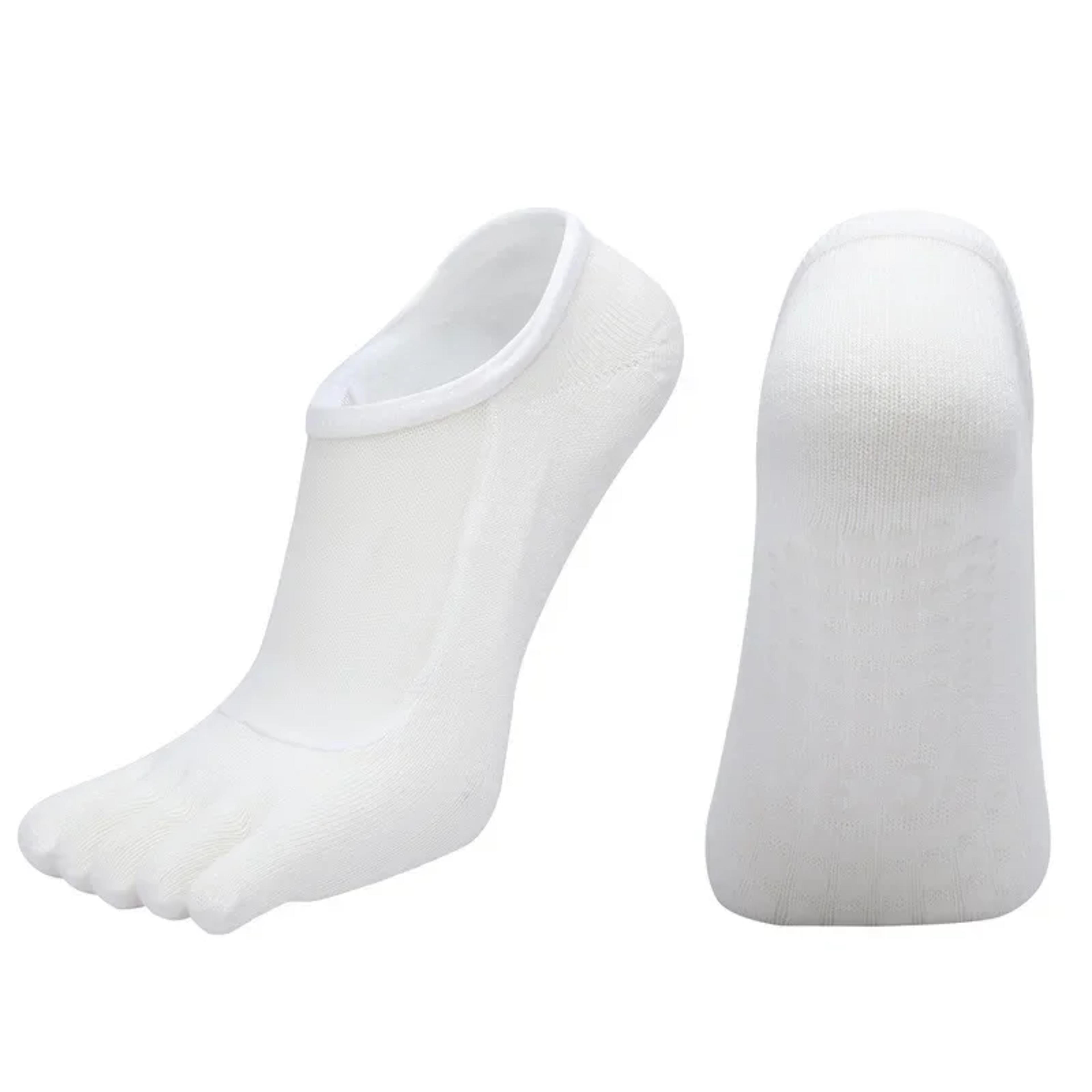 Professional Five Toes Pilates Socks Mesh Breathable Silicone NonSlip Yoga  Dance Socks For Women 7