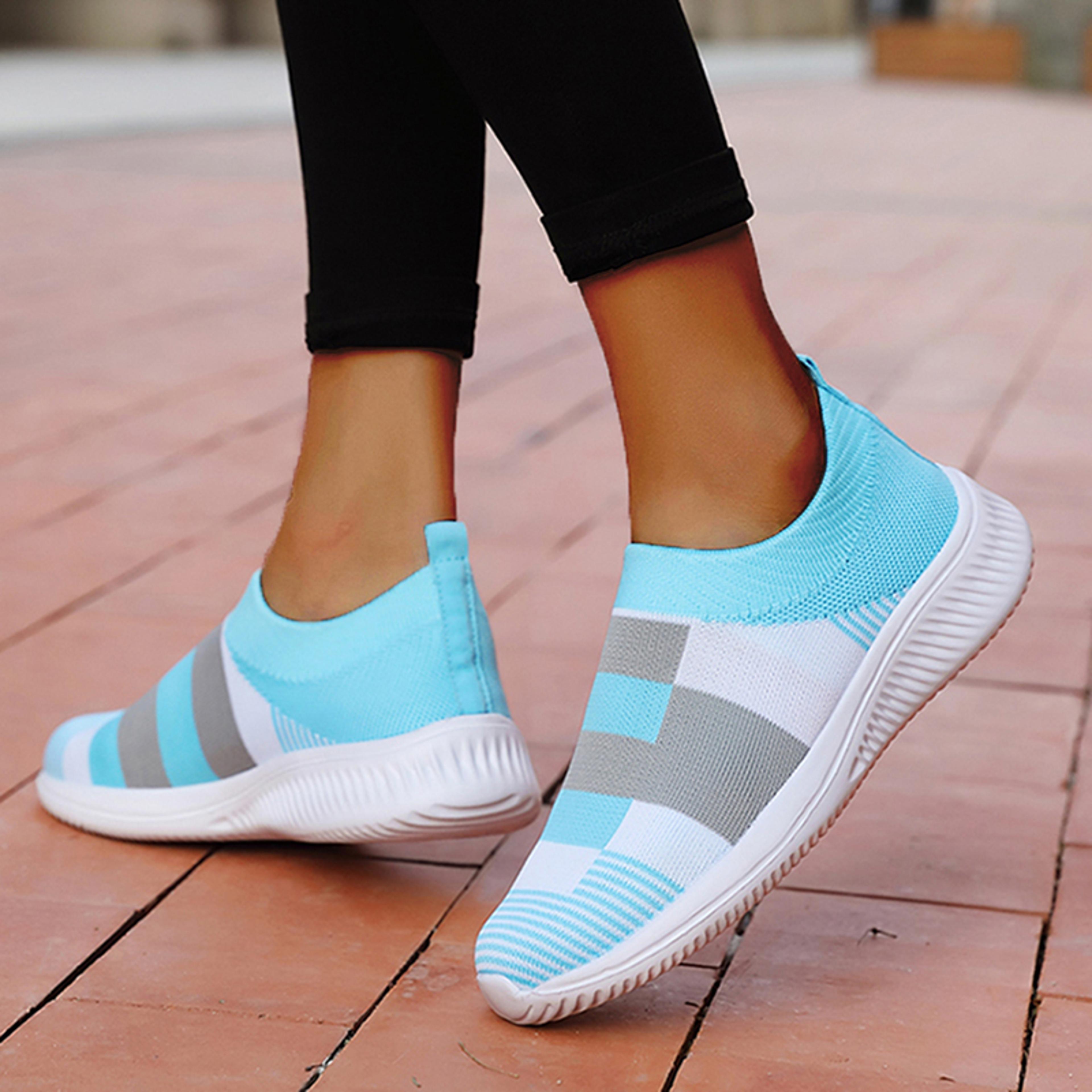 Soft Womens Sneakers Slip On Sock Shoes For Walking Fashion Comfort Sneakers Plus Size Womens Footw 1