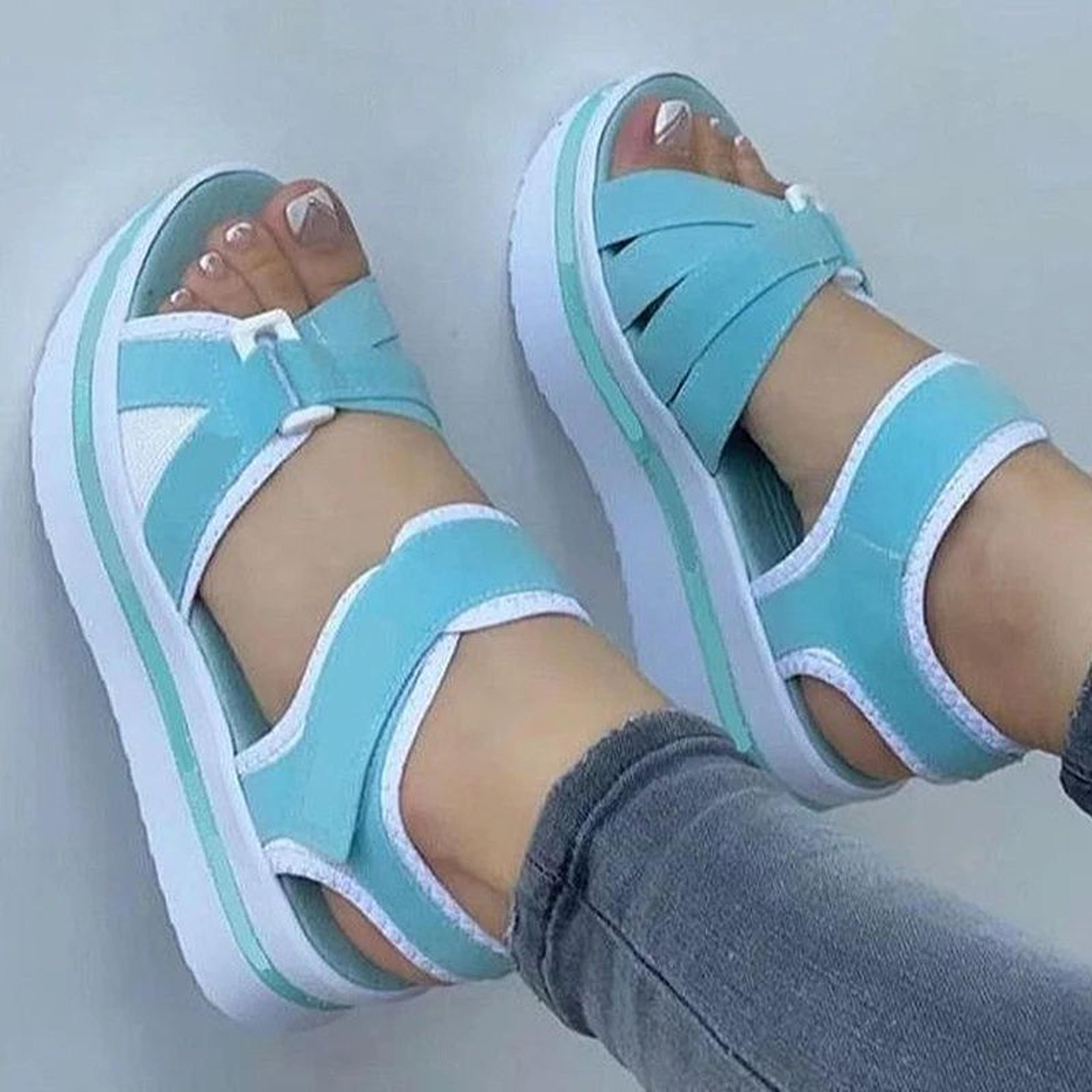 Outdoor Womens Sandals Summer Footwear Fashion Wedge Shoes Light Huaraches 7
