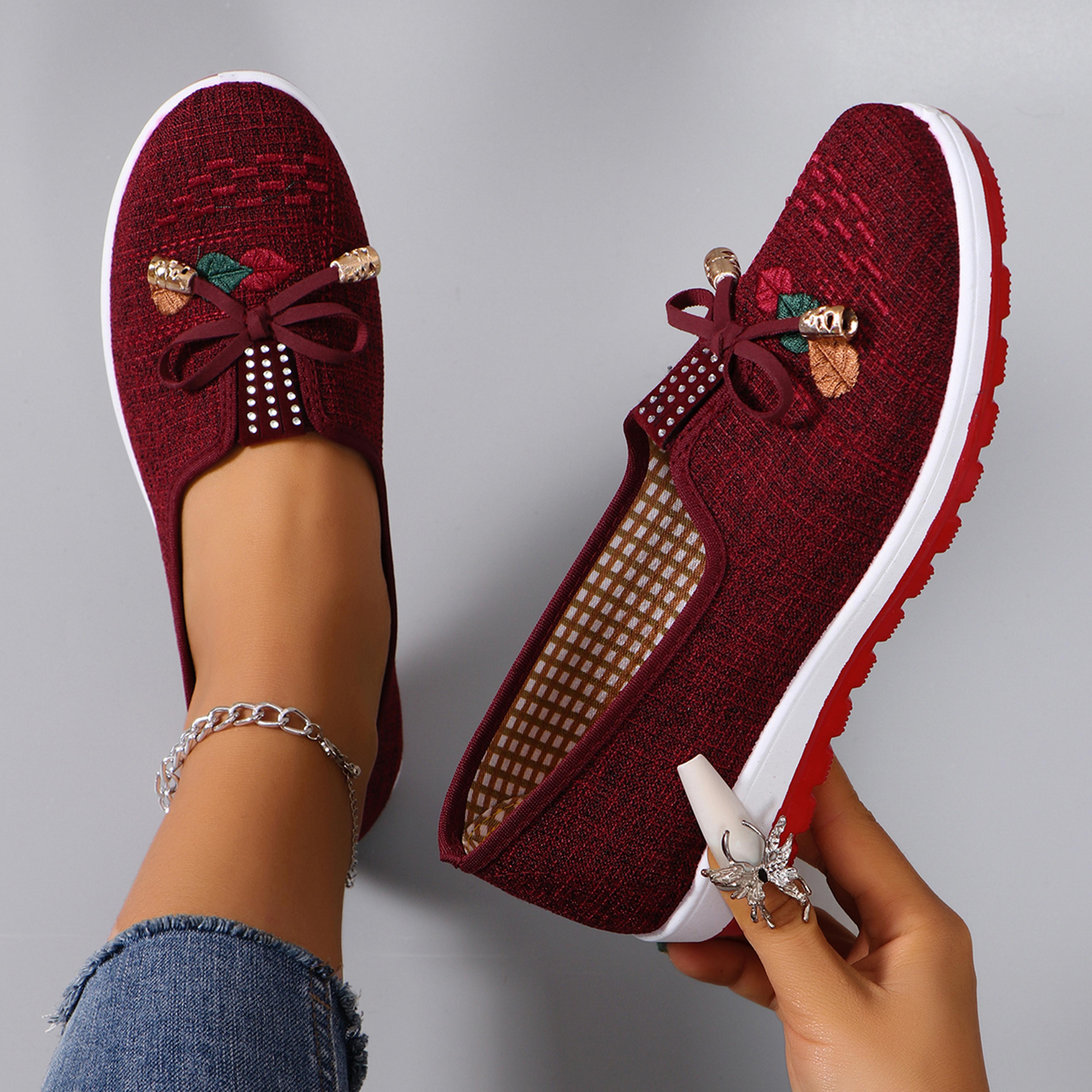 Breathable Mesh Flat Shoes For Women Casual Sneakers Clearance Shoes 9