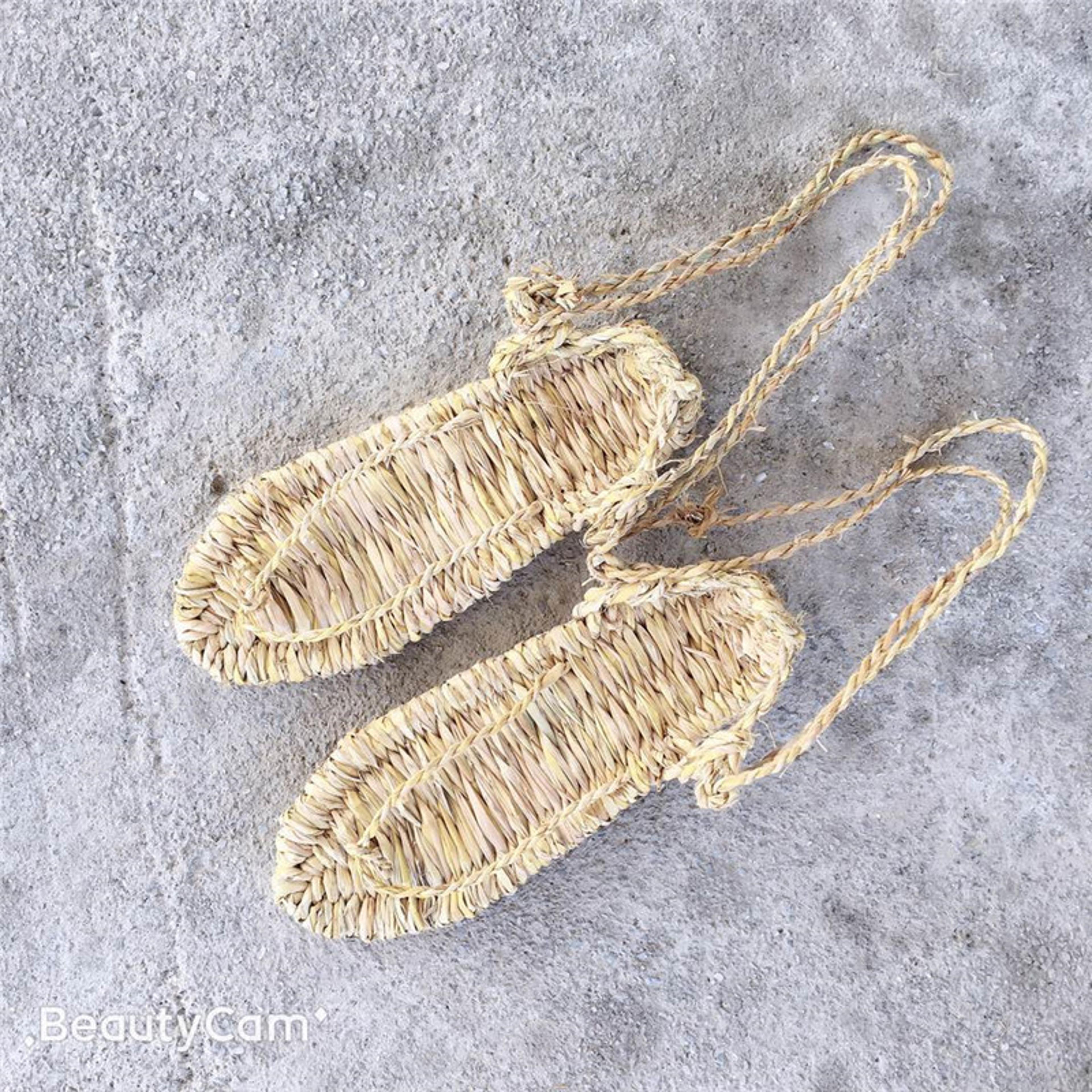 HandWoven Straw Sandals For Men And Women Japanese Anime Cos Play Shoes Retro Drift Beach Sandals F 5