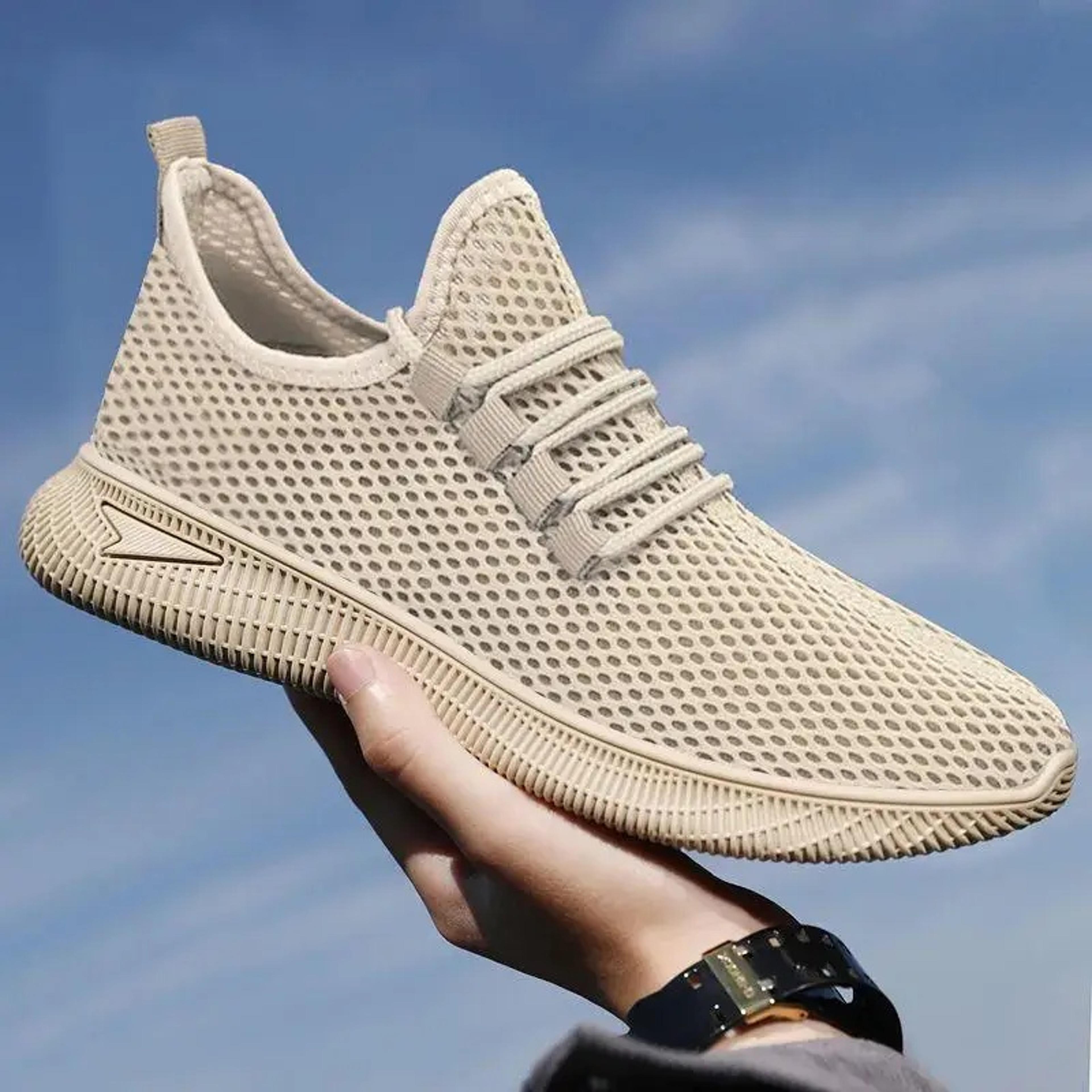 Spring Summer Mens Outdoor Sport Shoes Breathable Soft Bottom Antislip Casual PVC Wearresistant New 4