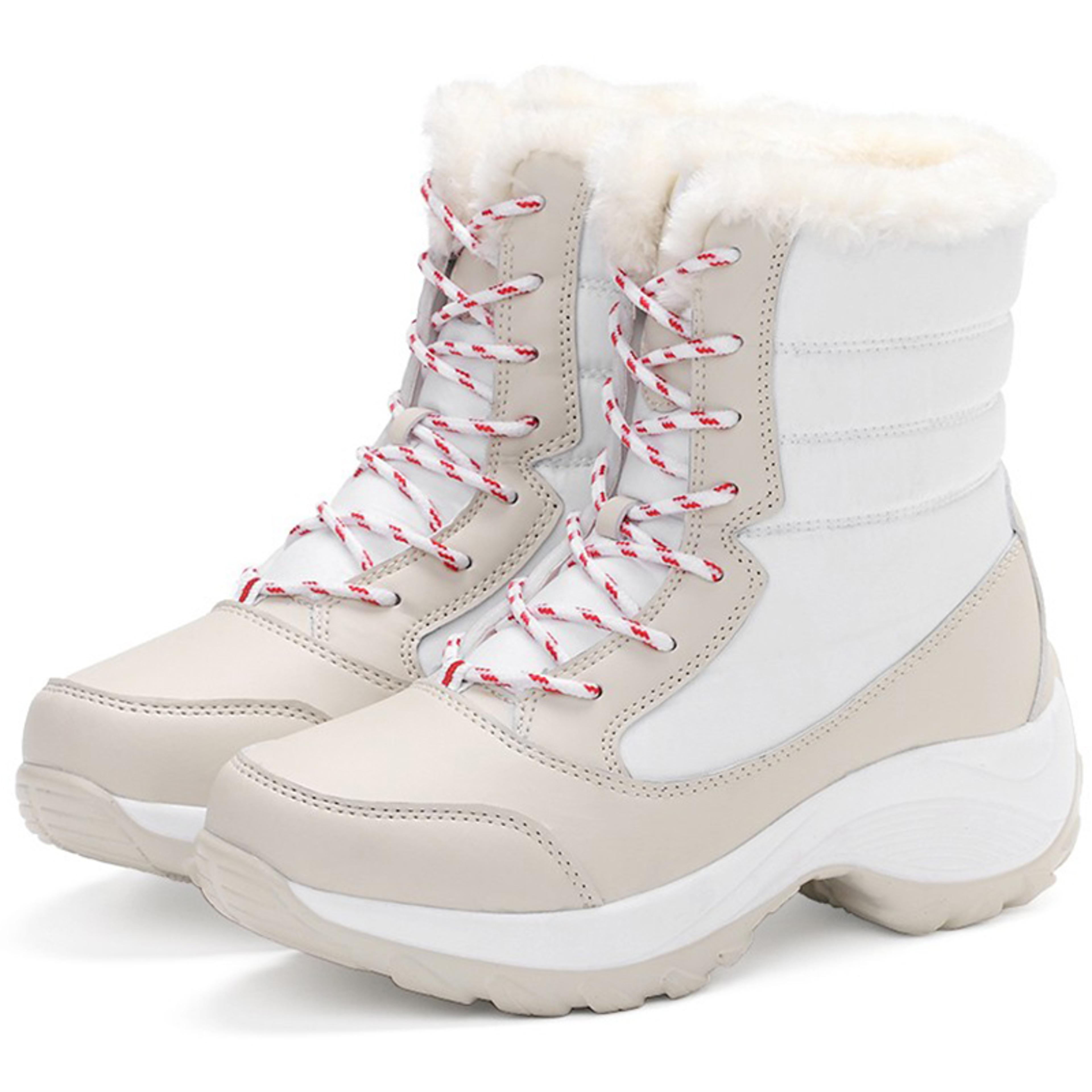Winter Heels For Women Lightweight Ankle Boots Snow Platform Shoes For Women 1